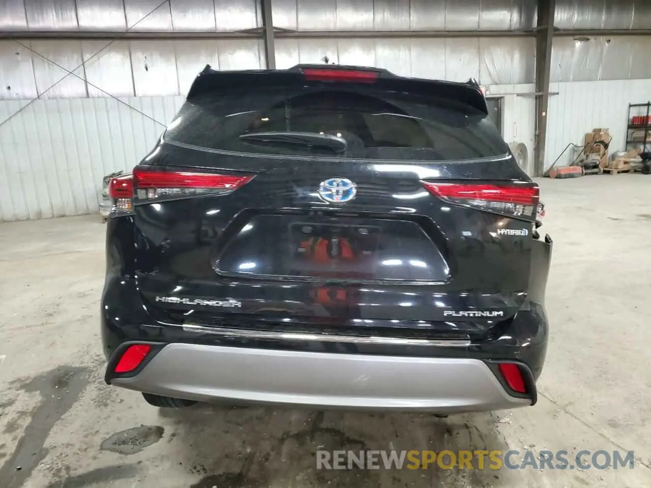 6 fotografías del automóvil dañado 5TDEBRCH7PS116261 TOYOTA HIGHLANDER 2023