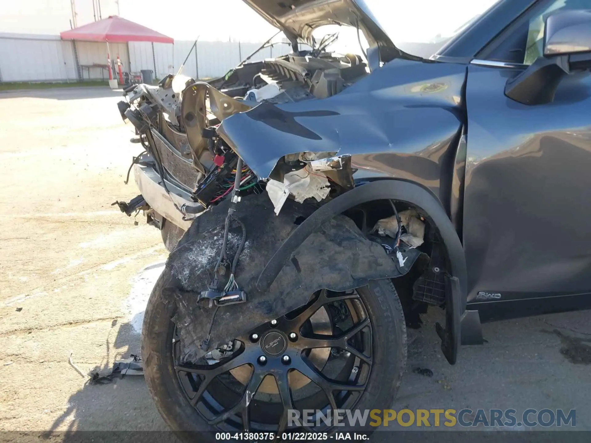 6 fotografías del automóvil dañado 5TDEBRCH8PS108251 TOYOTA HIGHLANDER 2023