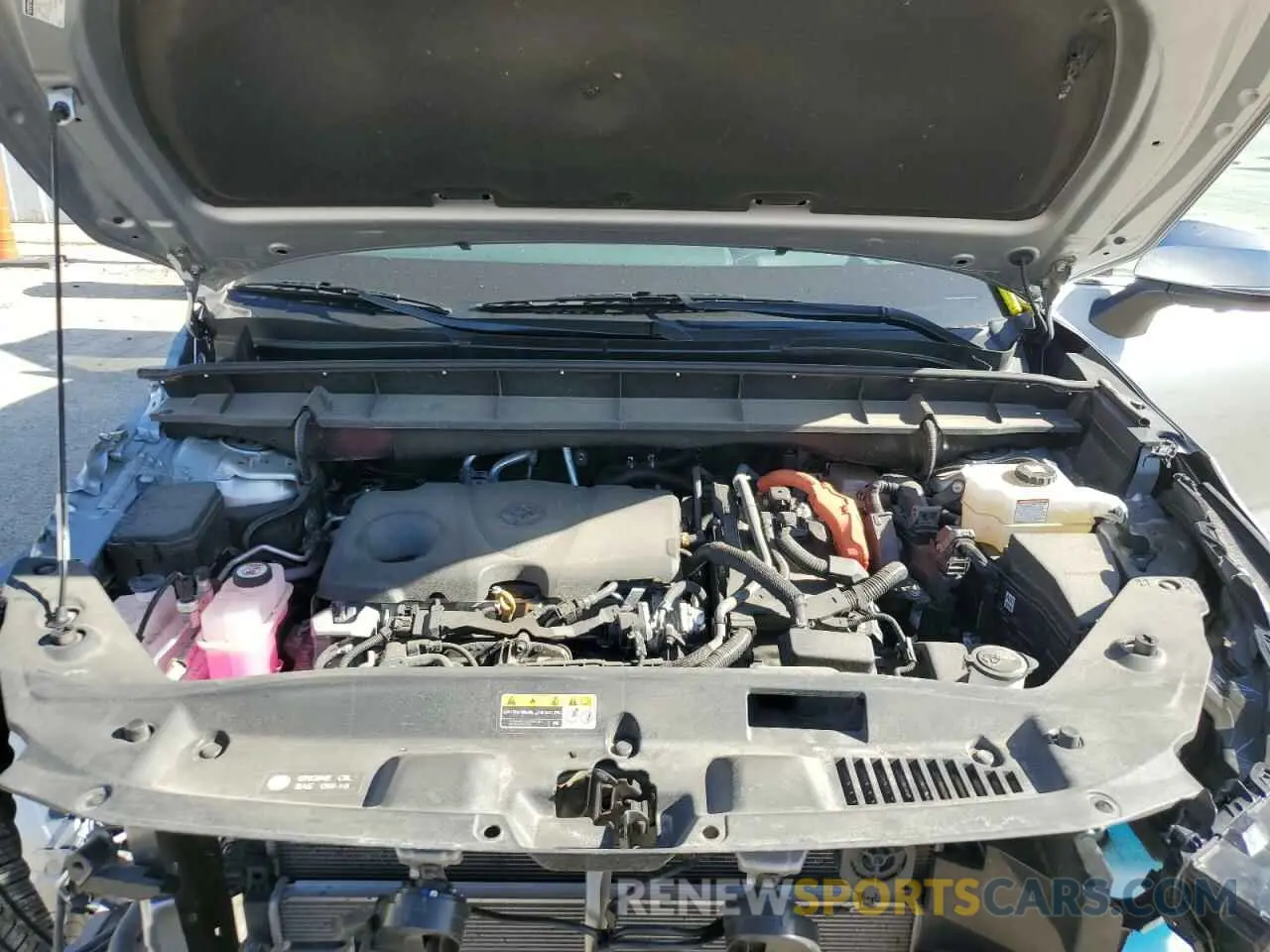 12 fotografías del automóvil dañado 5TDEBRCH9PS123745 TOYOTA HIGHLANDER 2023