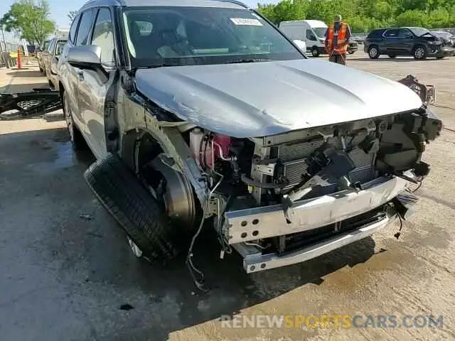 15 fotografías del automóvil dañado 5TDEBRCH9PS123745 TOYOTA HIGHLANDER 2023