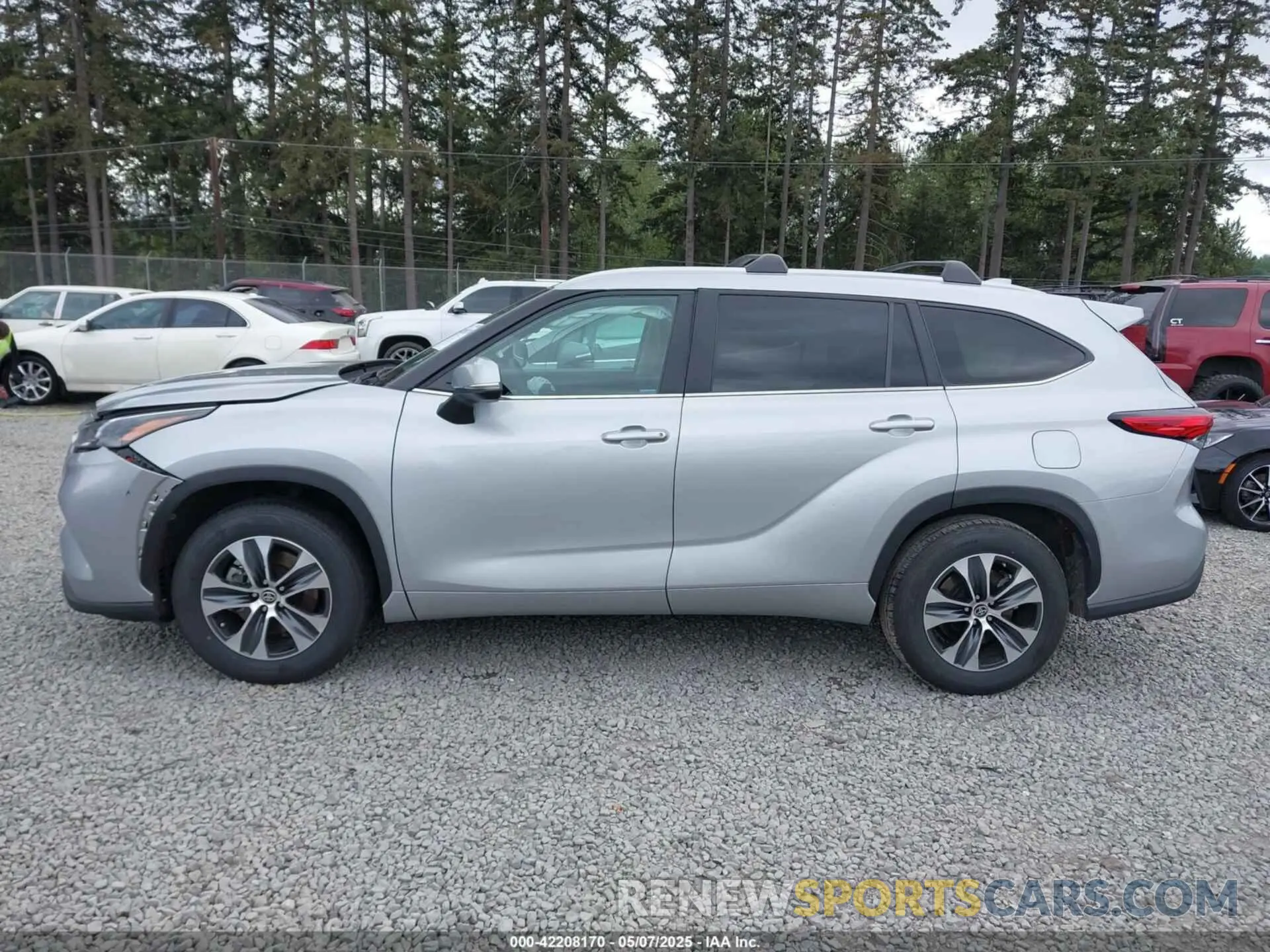 14 fotografías del automóvil dañado 5TDKARAH5PS519843 TOYOTA HIGHLANDER 2023