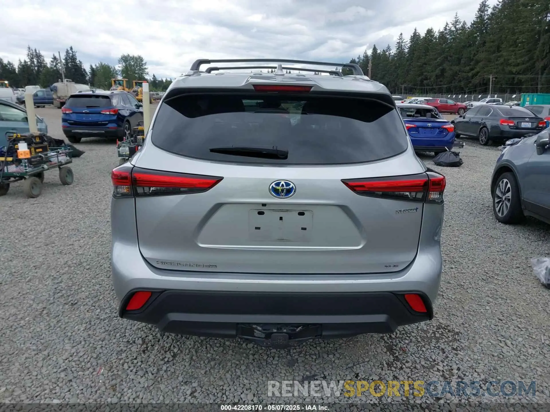 16 fotografías del automóvil dañado 5TDKARAH5PS519843 TOYOTA HIGHLANDER 2023