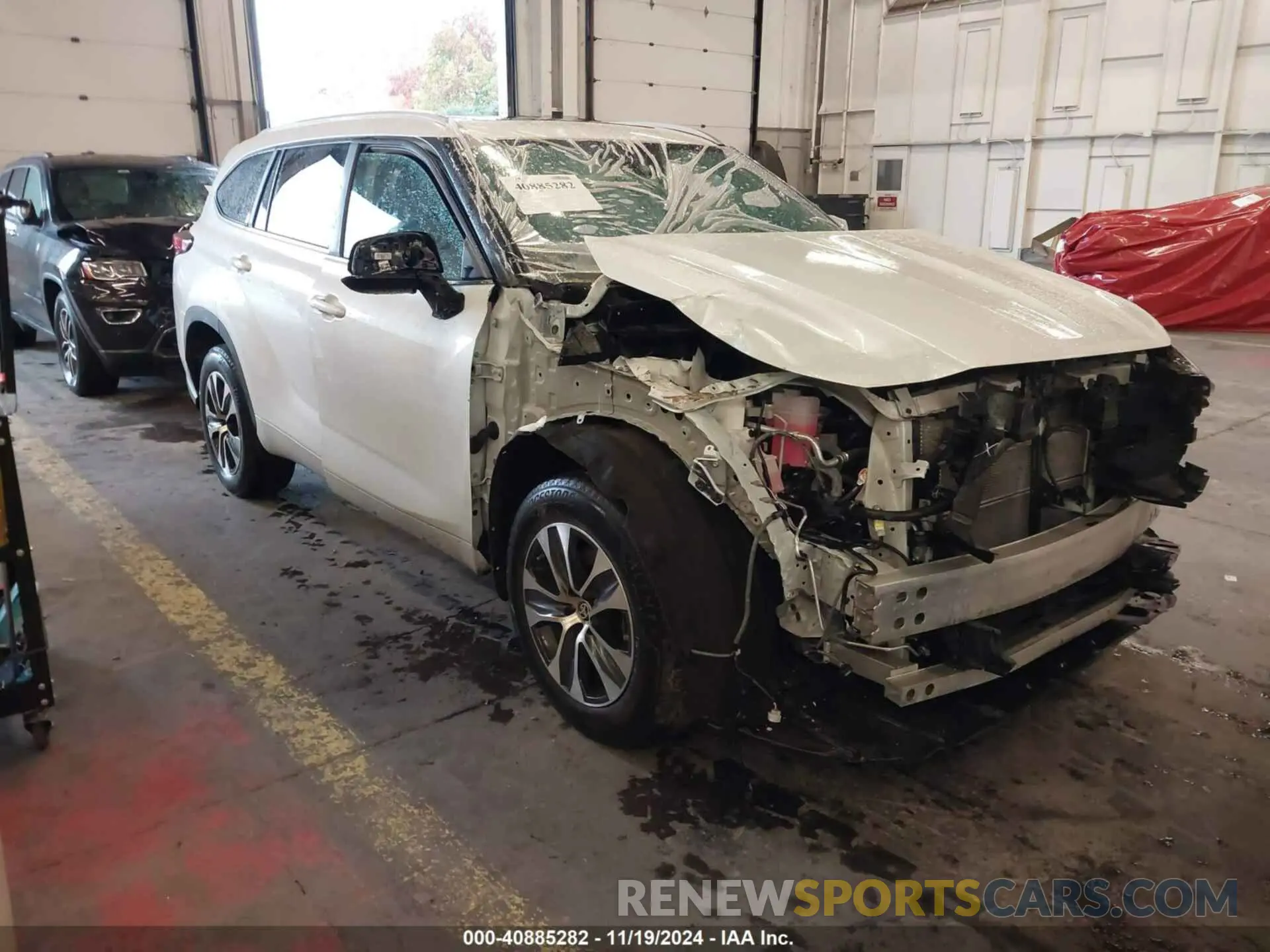 1 fotografías del automóvil dañado 5TDKARAH9PS519179 TOYOTA HIGHLANDER 2023