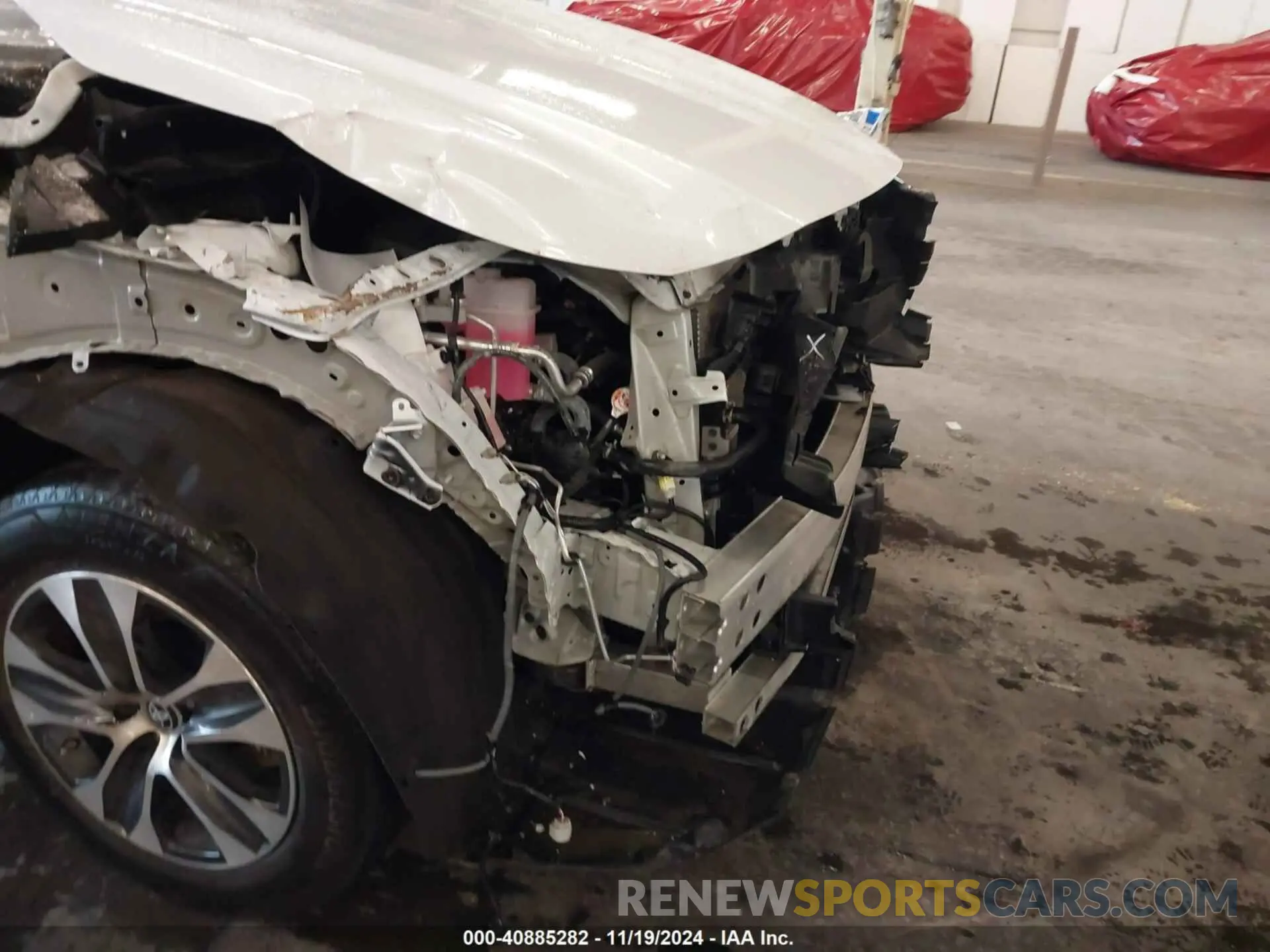 19 fotografías del automóvil dañado 5TDKARAH9PS519179 TOYOTA HIGHLANDER 2023