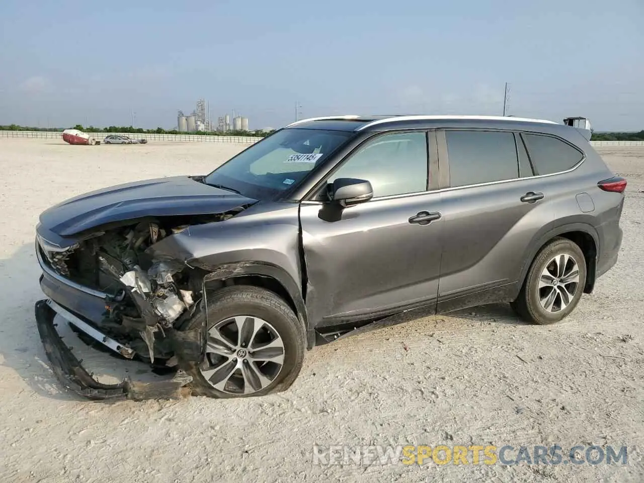 1 fotografías del automóvil dañado 5TDKARAHXPS018902 TOYOTA HIGHLANDER 2023