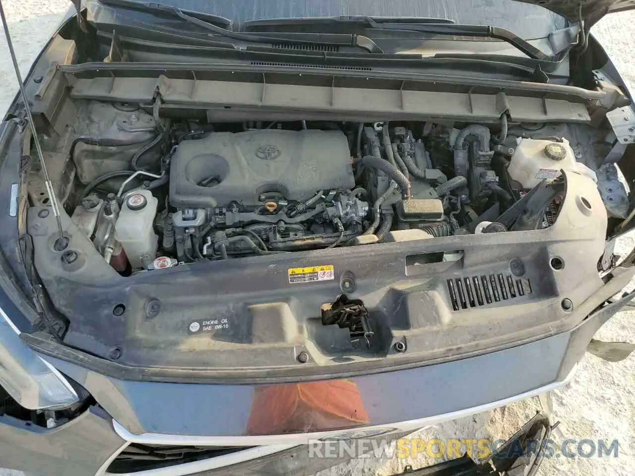 12 fotografías del automóvil dañado 5TDKARAHXPS018902 TOYOTA HIGHLANDER 2023