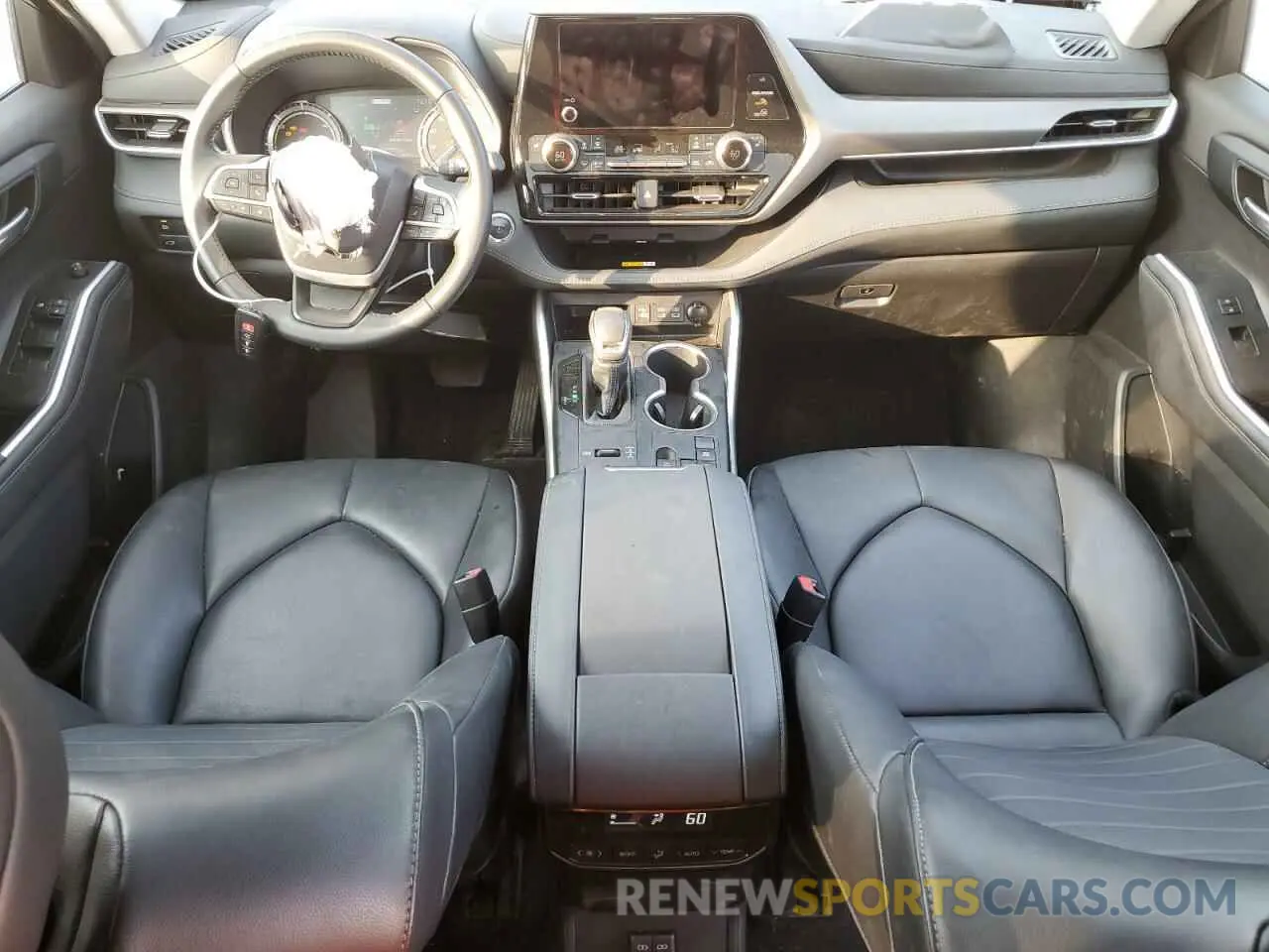 8 fotografías del automóvil dañado 5TDKARAHXPS018902 TOYOTA HIGHLANDER 2023