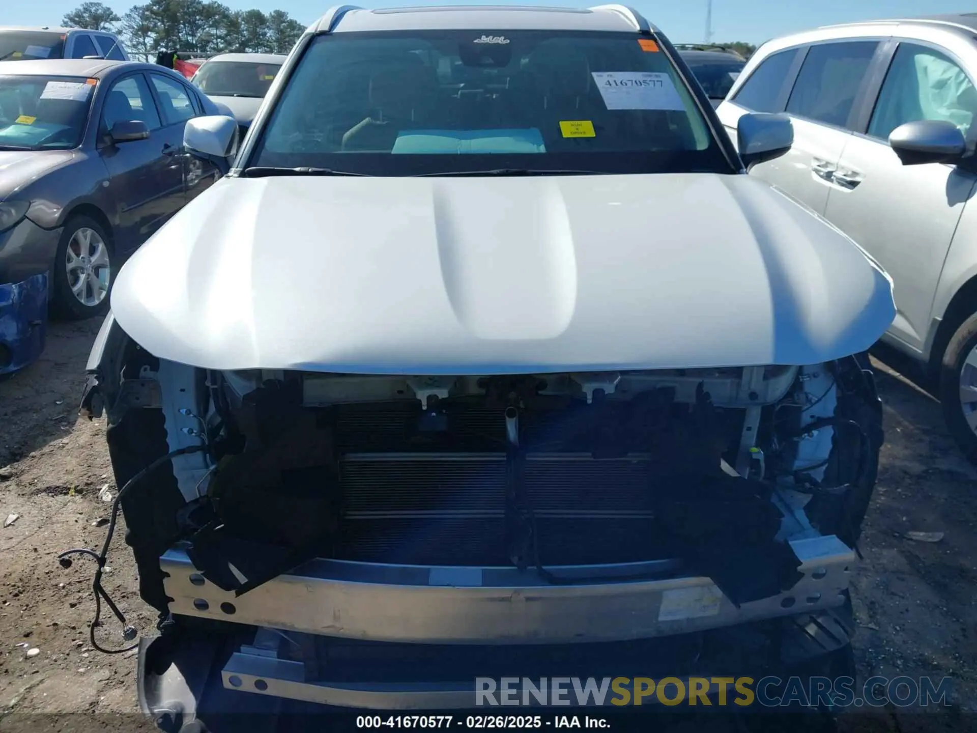 13 fotografías del automóvil dañado 5TDKARAHXPS524665 TOYOTA HIGHLANDER 2023
