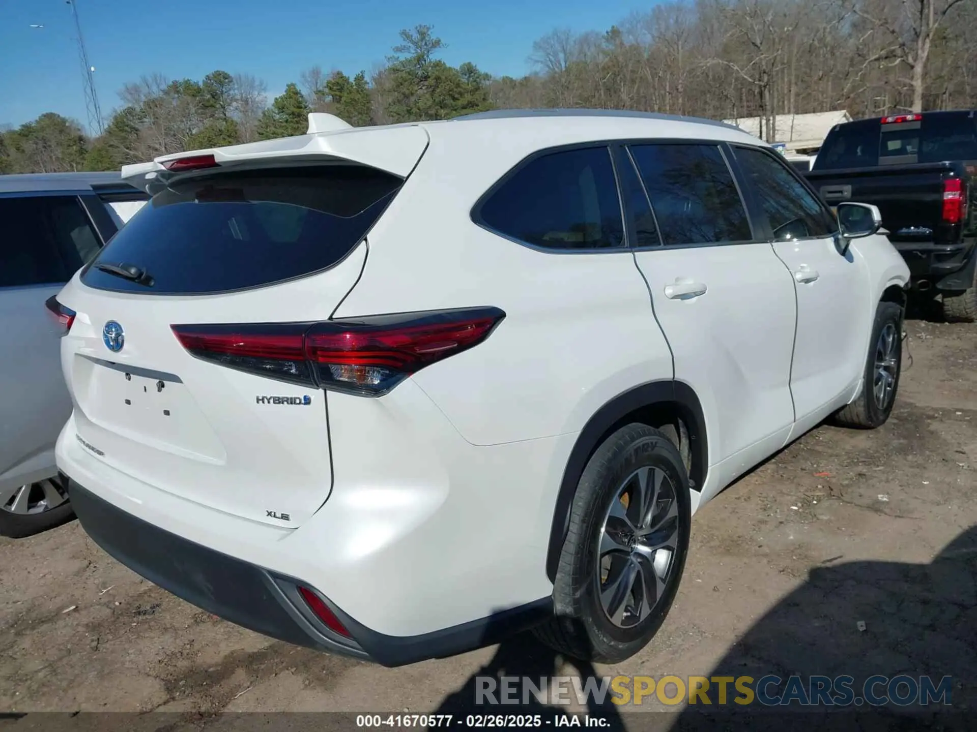 4 fotografías del automóvil dañado 5TDKARAHXPS524665 TOYOTA HIGHLANDER 2023