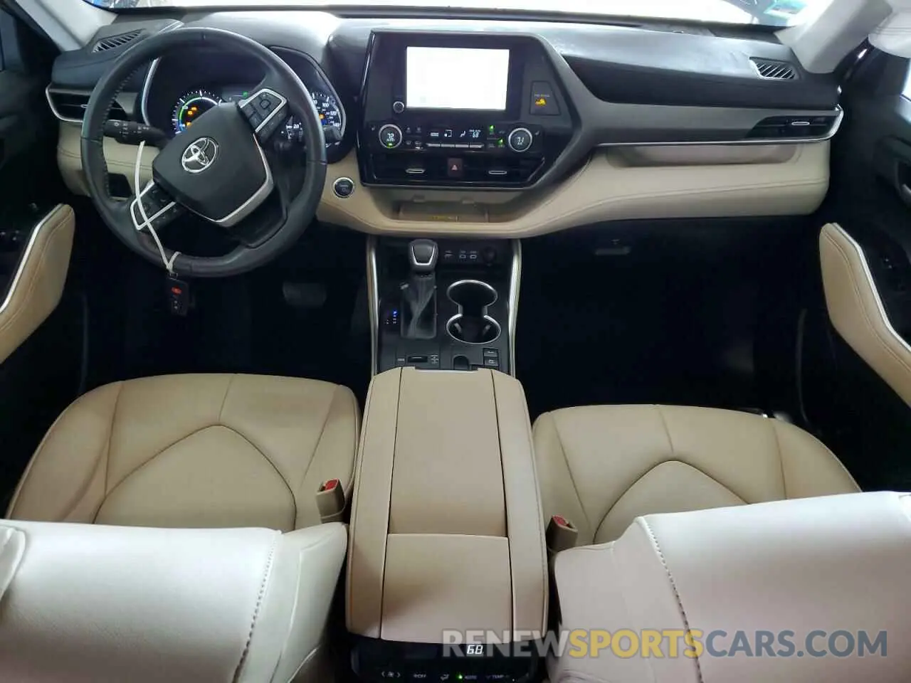 8 fotografías del automóvil dañado 5TDKBRCH0PS125886 TOYOTA HIGHLANDER 2023
