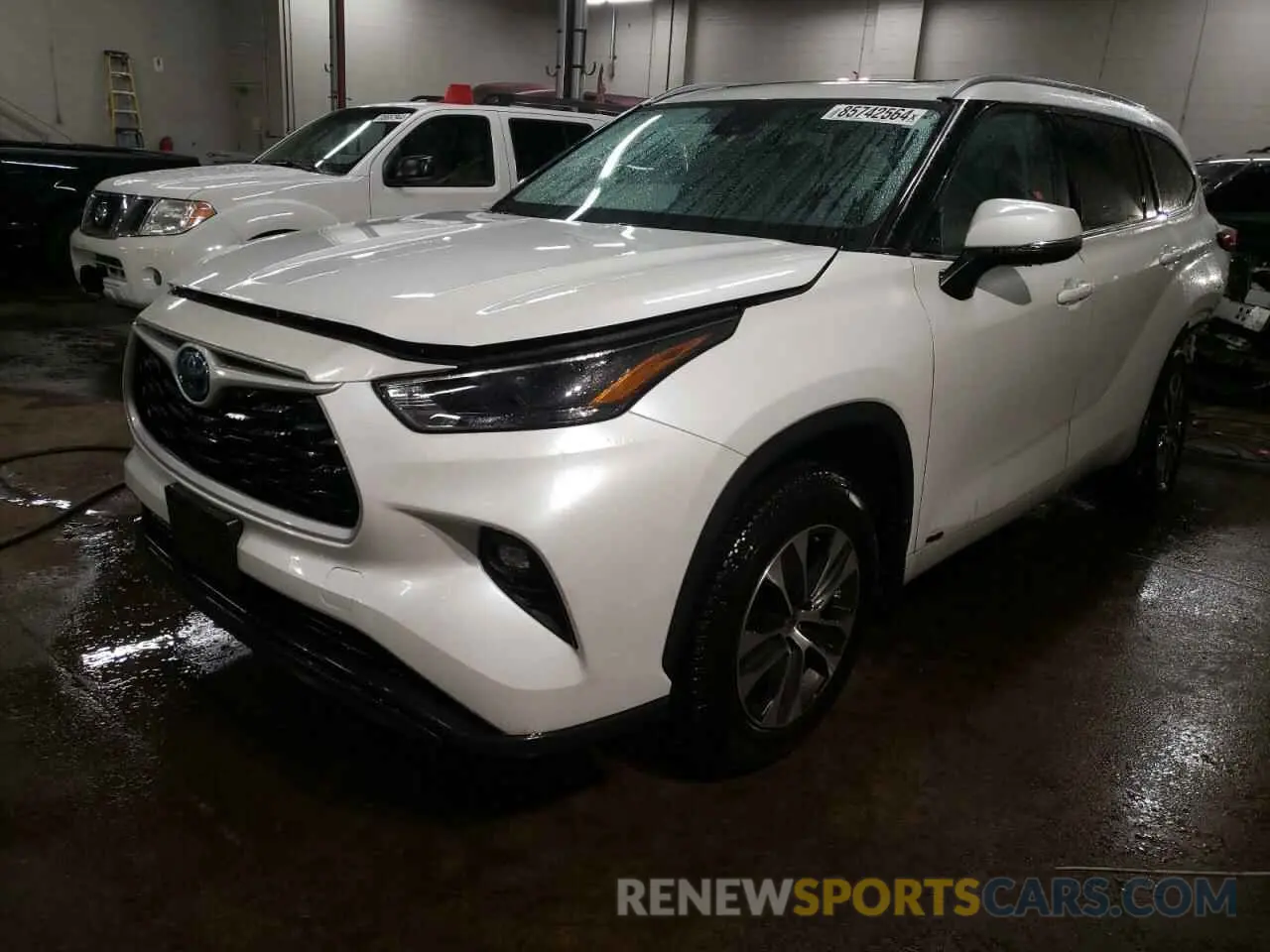 1 fotografías del automóvil dañado 5TDKBRCH1PS105534 TOYOTA HIGHLANDER 2023