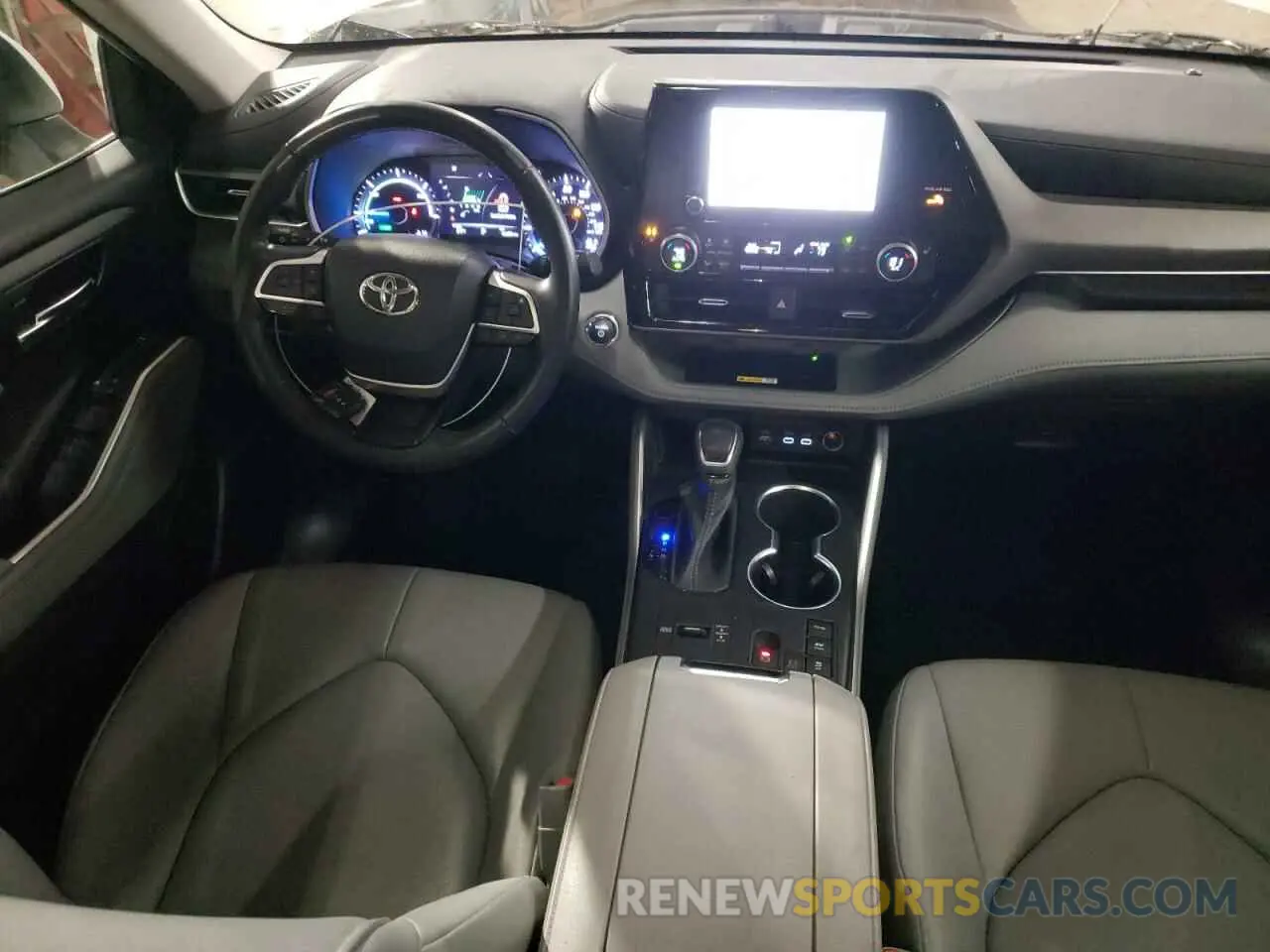 8 fotografías del automóvil dañado 5TDKBRCH1PS105534 TOYOTA HIGHLANDER 2023