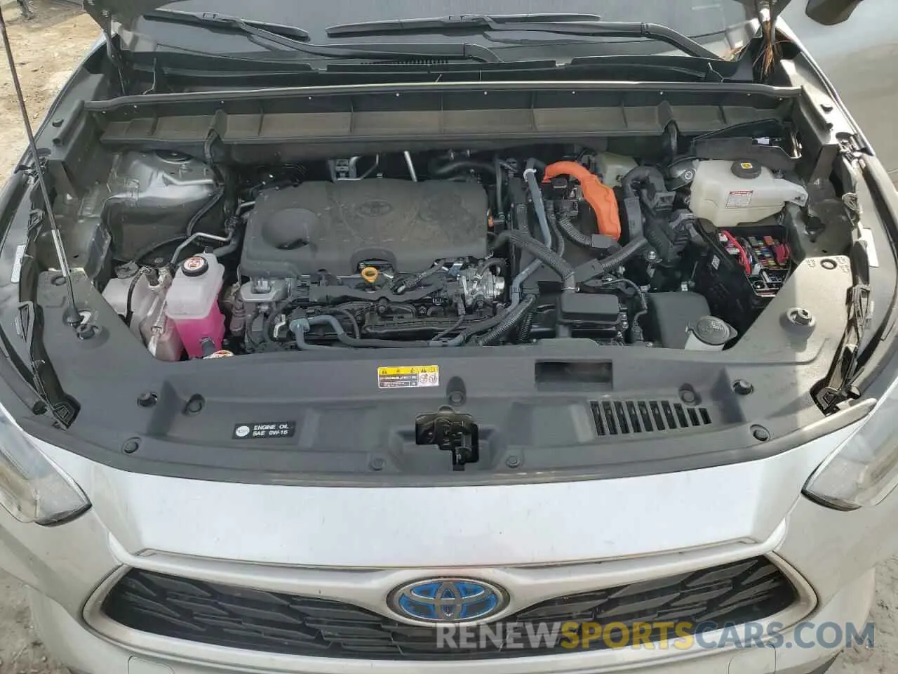 12 fotografías del automóvil dañado 5TDKBRCH1PS125346 TOYOTA HIGHLANDER 2023