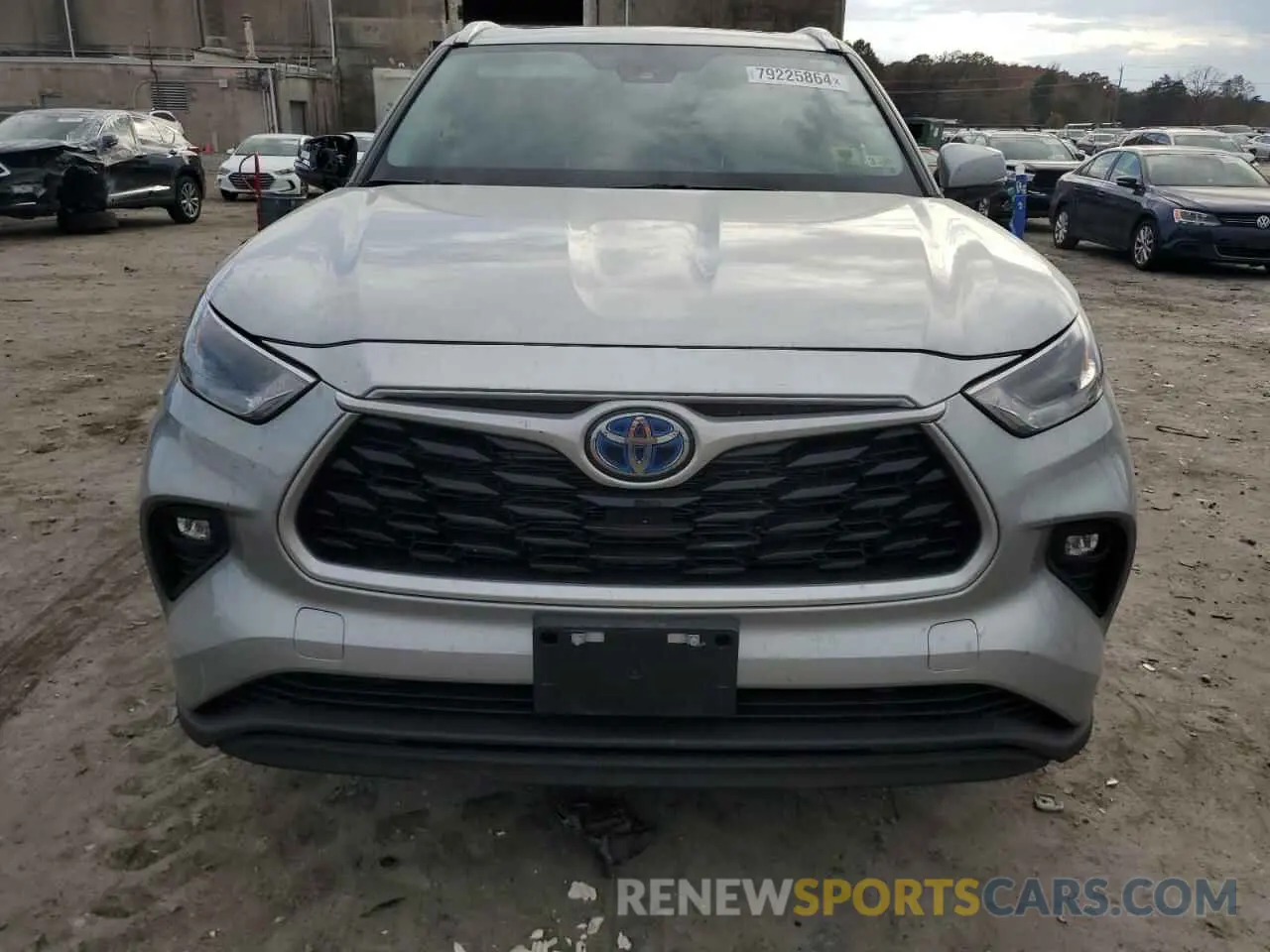 5 fotografías del automóvil dañado 5TDKBRCH1PS125346 TOYOTA HIGHLANDER 2023