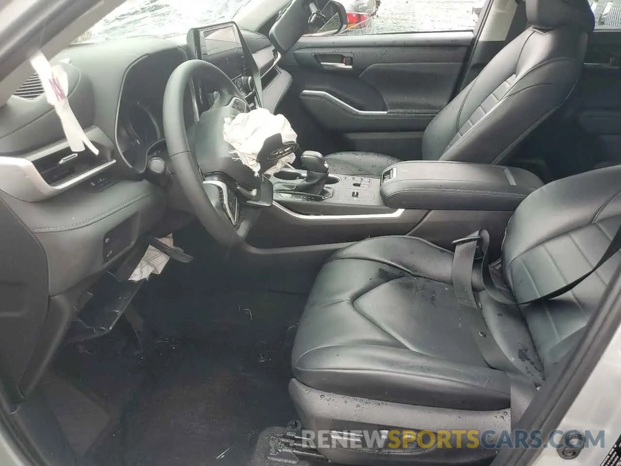 7 fotografías del automóvil dañado 5TDKBRCH1PS590984 TOYOTA HIGHLANDER 2023