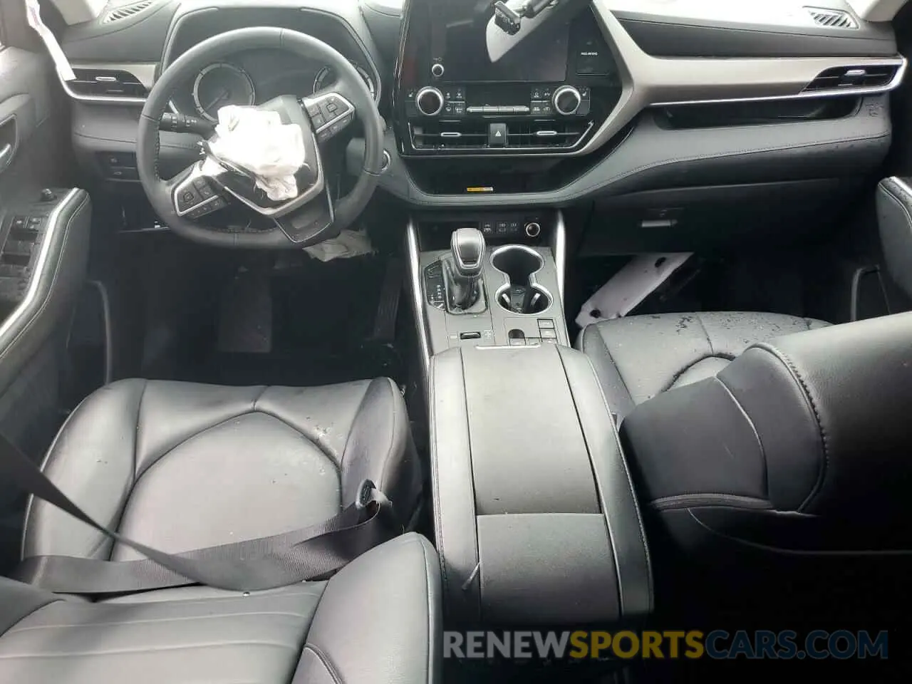 8 fotografías del automóvil dañado 5TDKBRCH1PS590984 TOYOTA HIGHLANDER 2023
