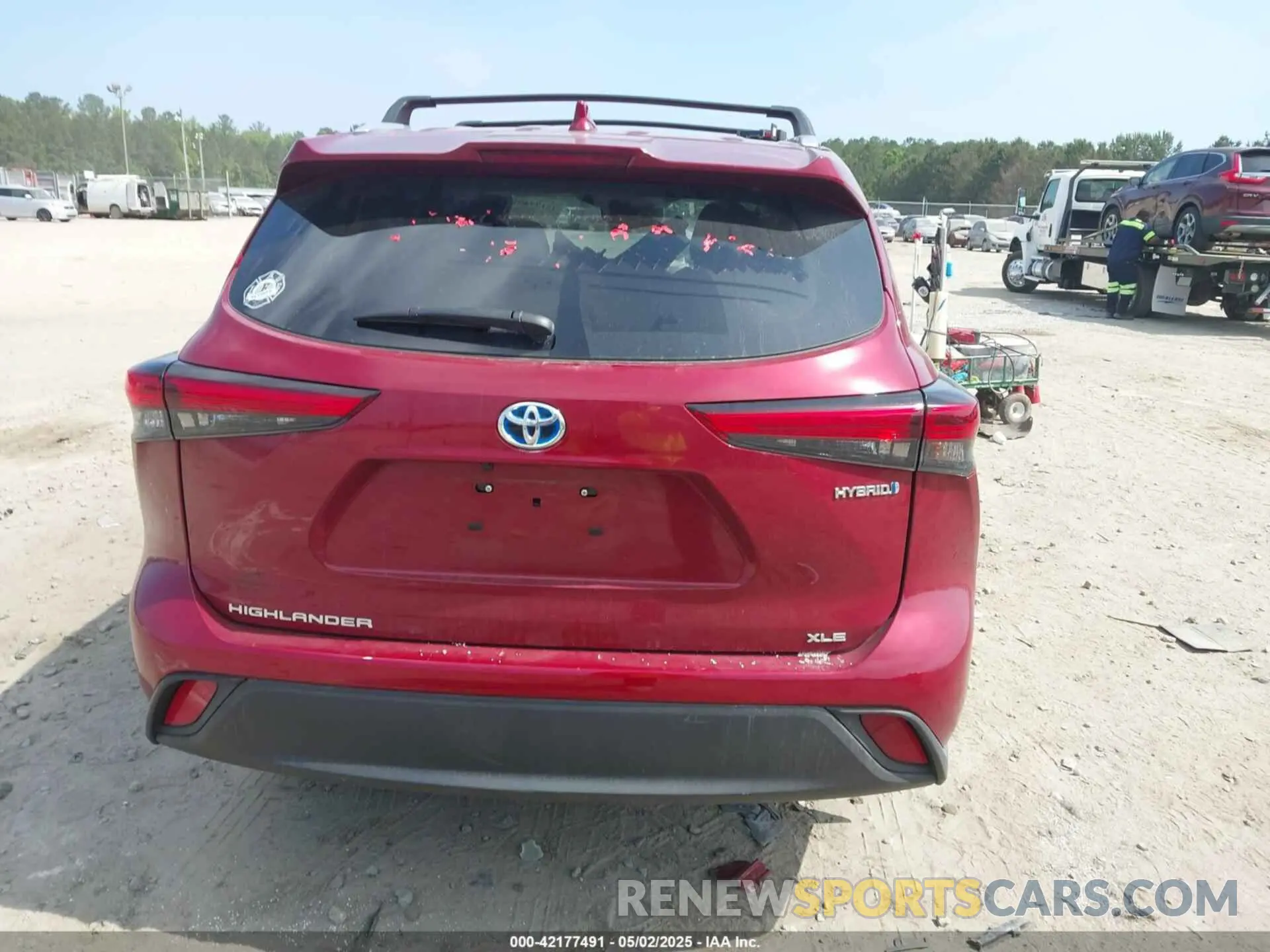 16 fotografías del automóvil dañado 5TDKBRCH1PS599281 TOYOTA HIGHLANDER 2023
