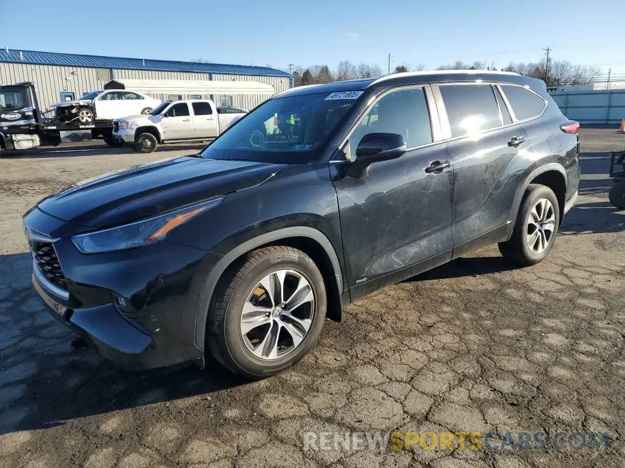 1 fotografías del automóvil dañado 5TDKBRCH2PS120656 TOYOTA HIGHLANDER 2023