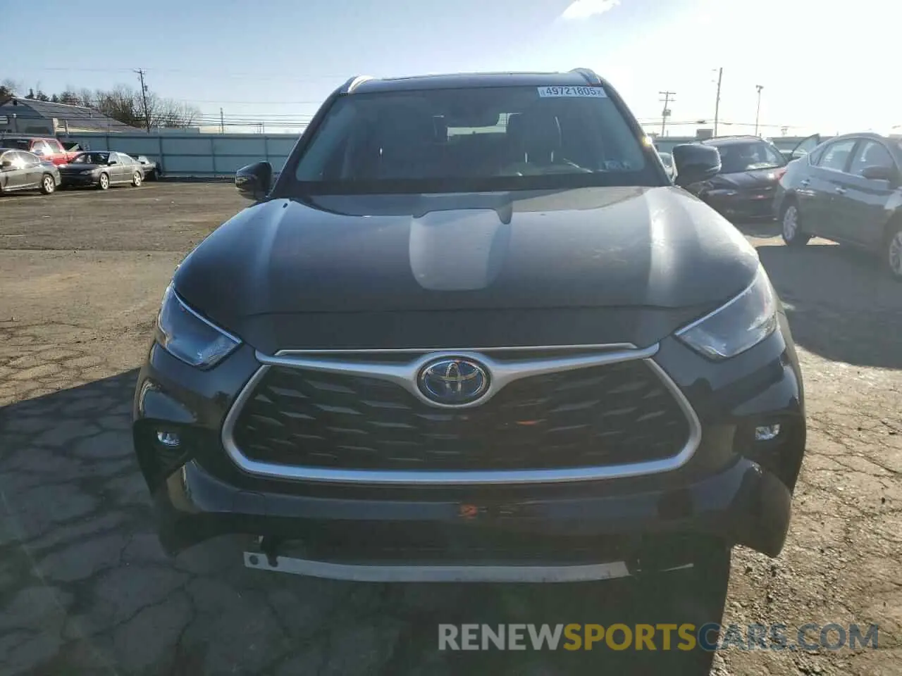 5 fotografías del automóvil dañado 5TDKBRCH2PS120656 TOYOTA HIGHLANDER 2023