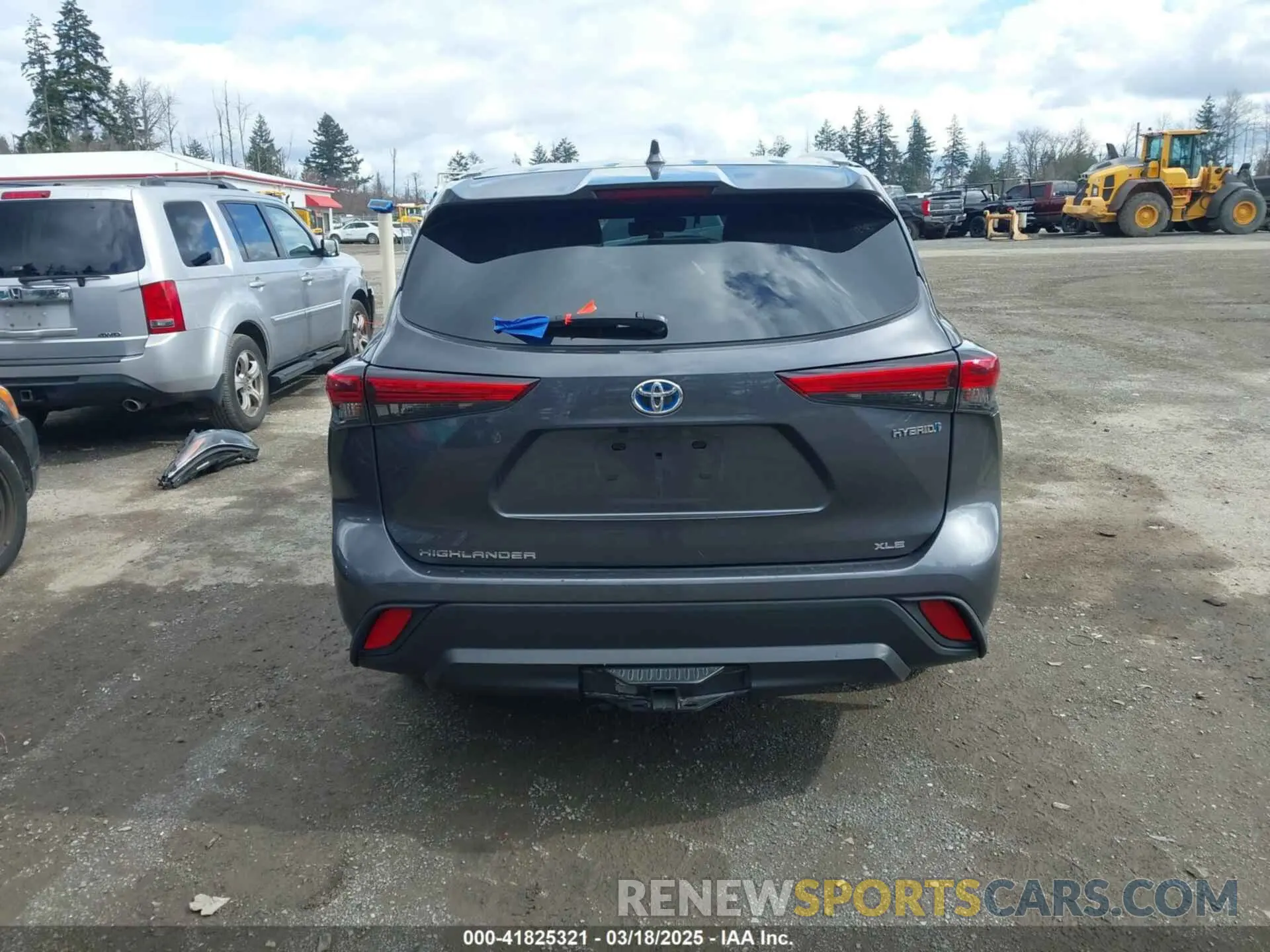 17 fotografías del automóvil dañado 5TDKBRCH2PS122939 TOYOTA HIGHLANDER 2023