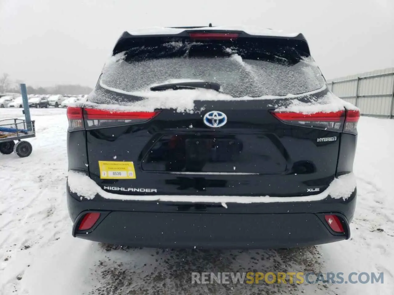6 fotografías del automóvil dañado 5TDKBRCH3PS581378 TOYOTA HIGHLANDER 2023