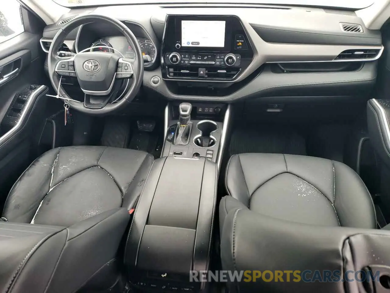 8 fotografías del automóvil dañado 5TDKBRCH3PS581378 TOYOTA HIGHLANDER 2023