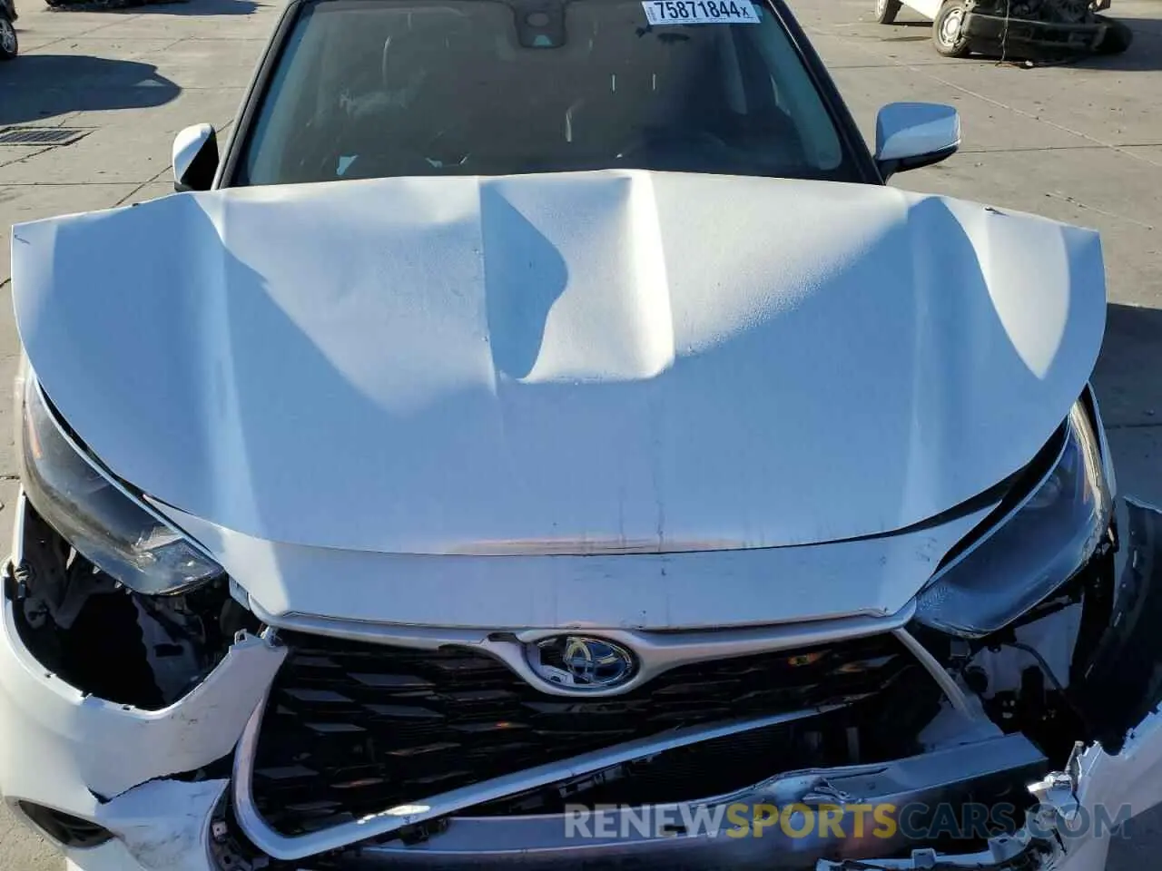 12 fotografías del automóvil dañado 5TDKBRCH4PS113997 TOYOTA HIGHLANDER 2023