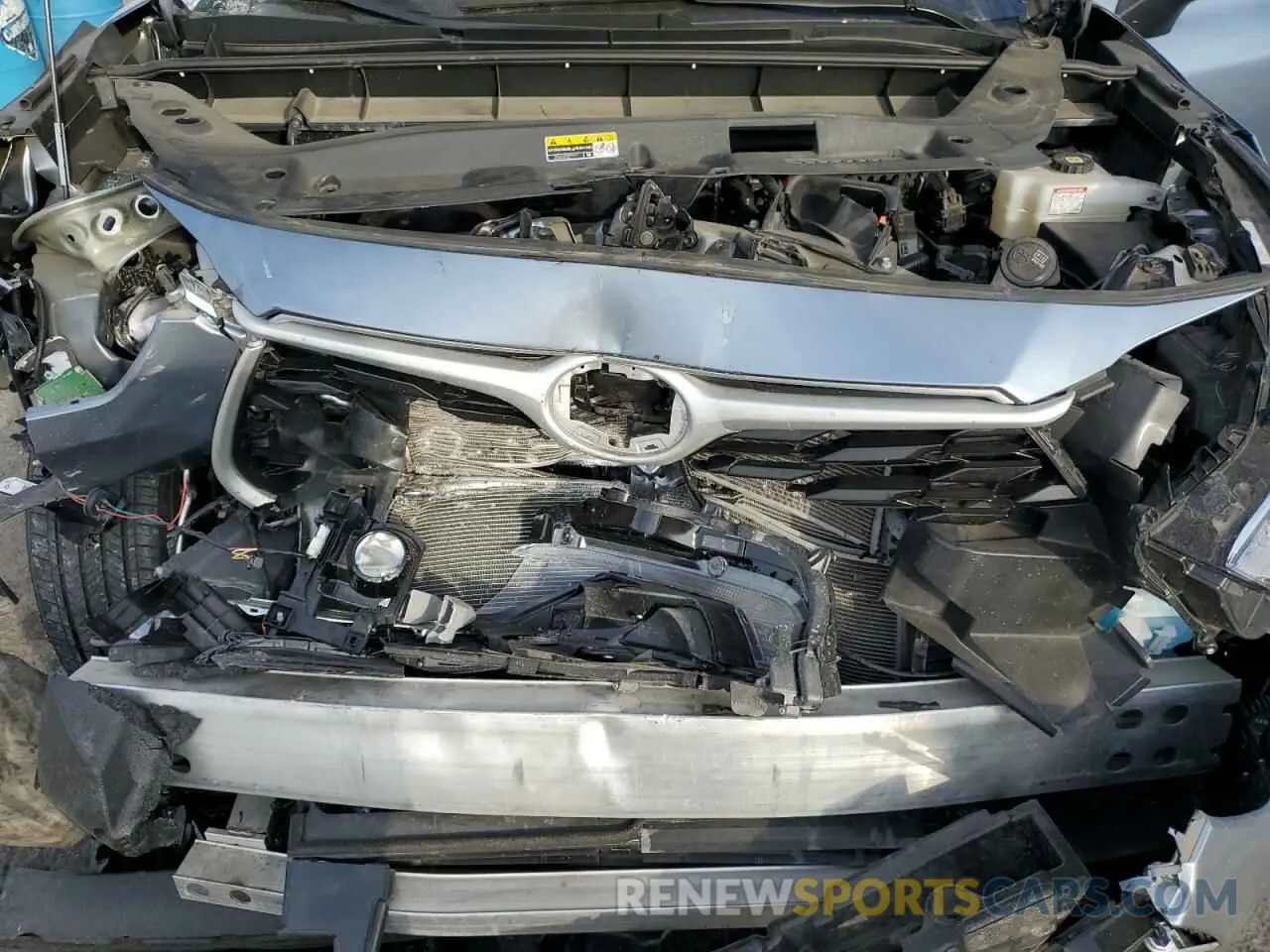 12 fotografías del automóvil dañado 5TDKBRCH4PS581695 TOYOTA HIGHLANDER 2023