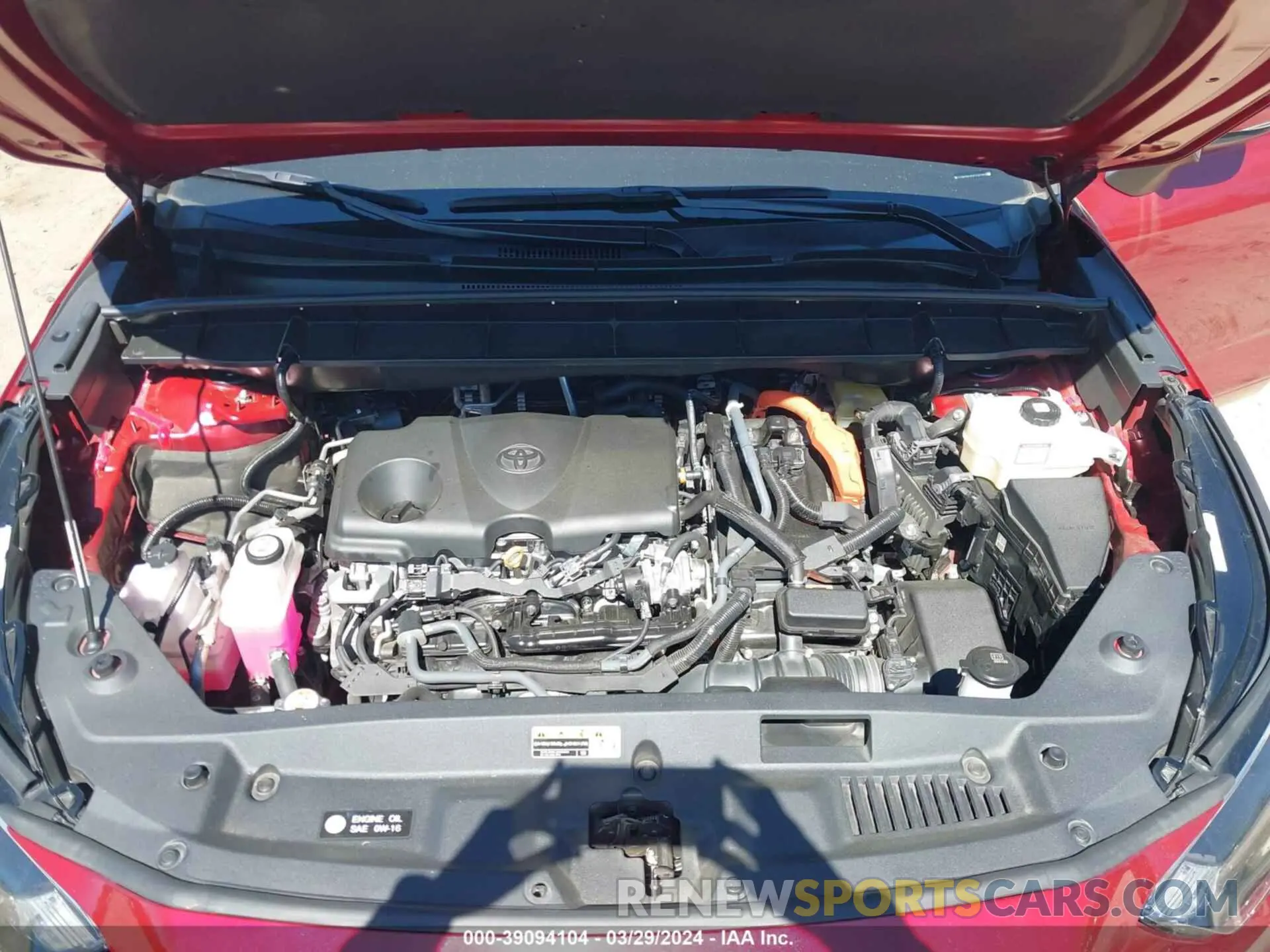 10 fotografías del automóvil dañado 5TDKBRCH5PS562993 TOYOTA HIGHLANDER 2023