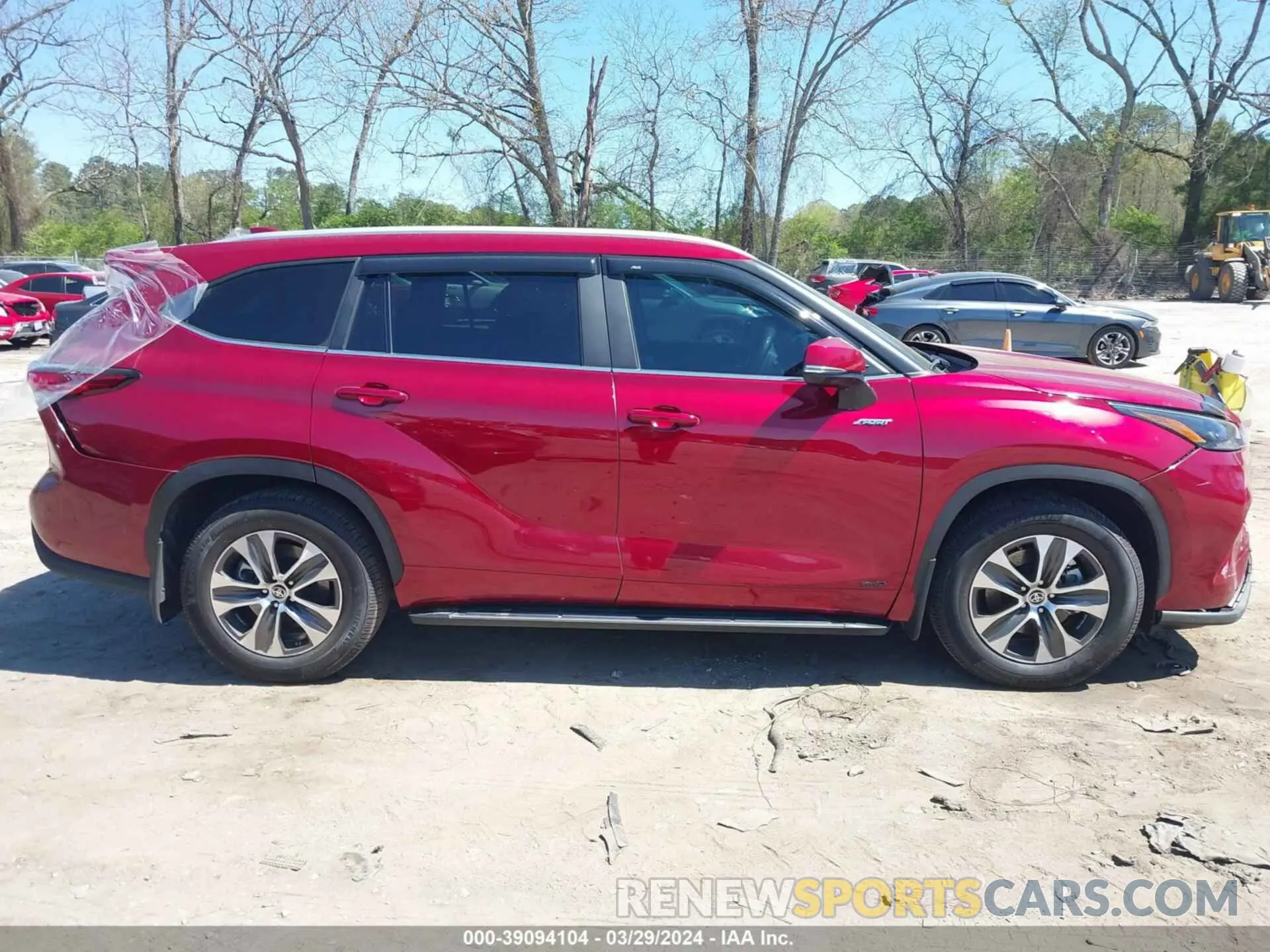 14 fotografías del automóvil dañado 5TDKBRCH5PS562993 TOYOTA HIGHLANDER 2023