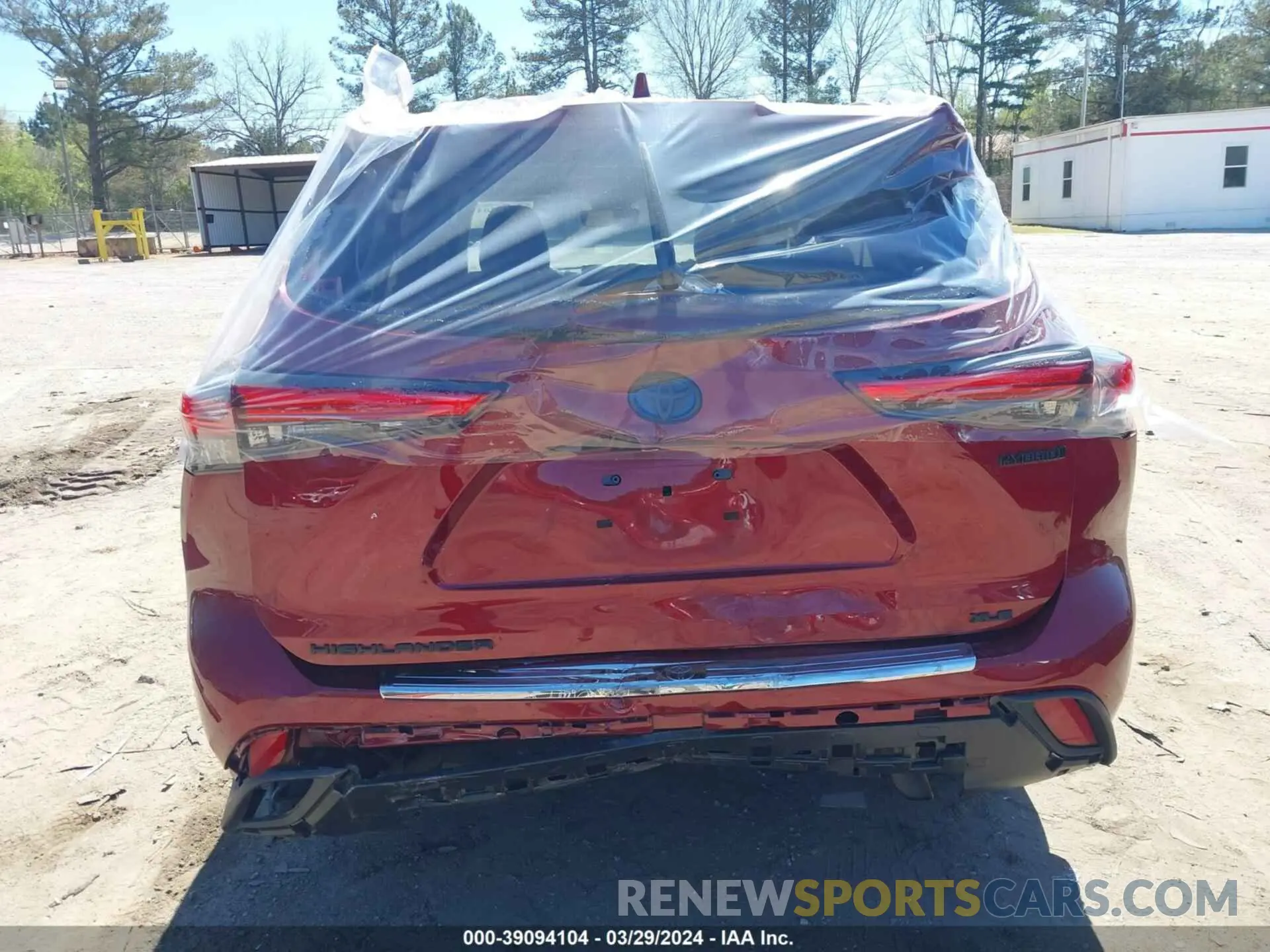 17 fotografías del automóvil dañado 5TDKBRCH5PS562993 TOYOTA HIGHLANDER 2023