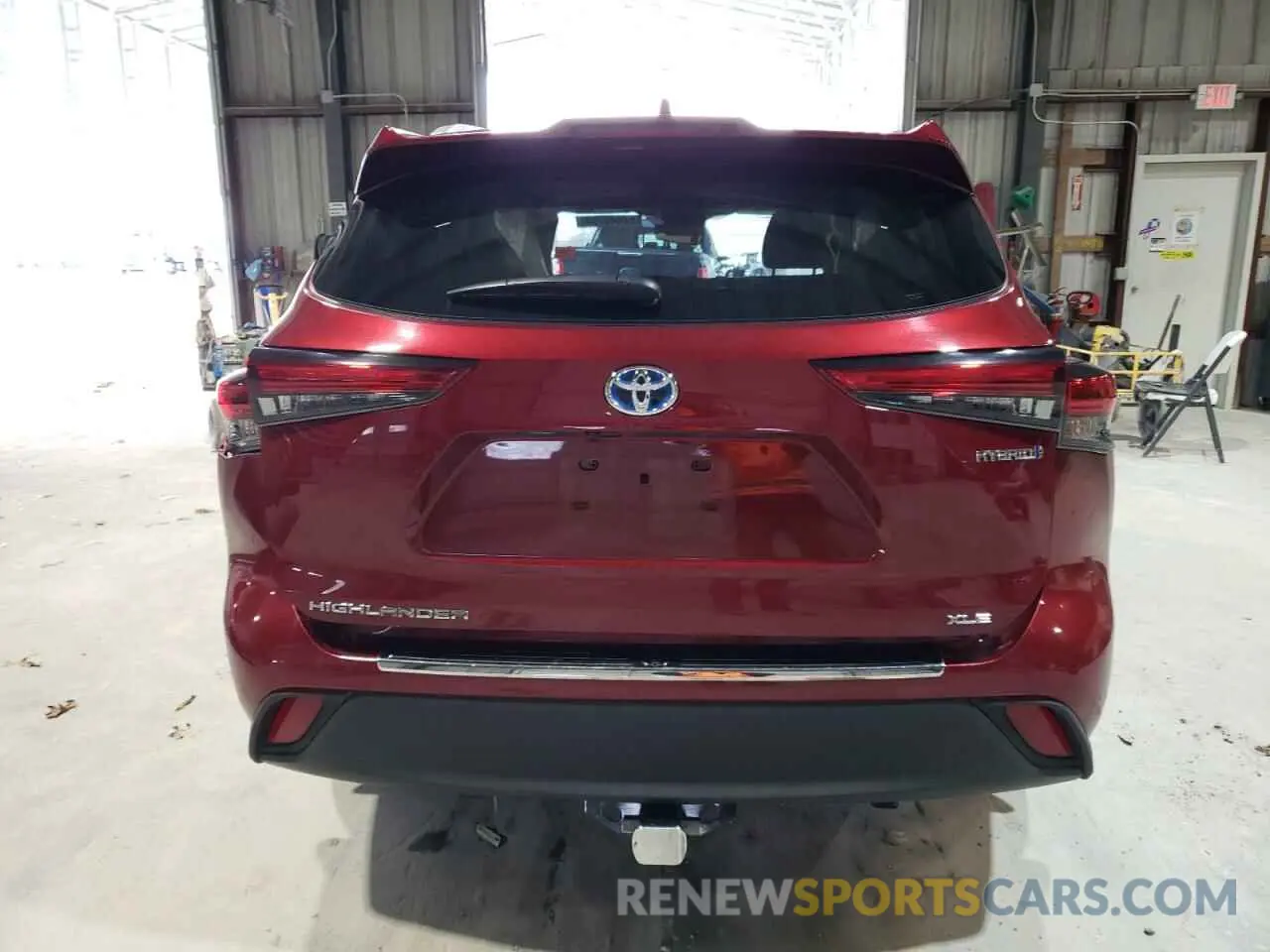 6 fotografías del automóvil dañado 5TDKBRCH6PS117923 TOYOTA HIGHLANDER 2023
