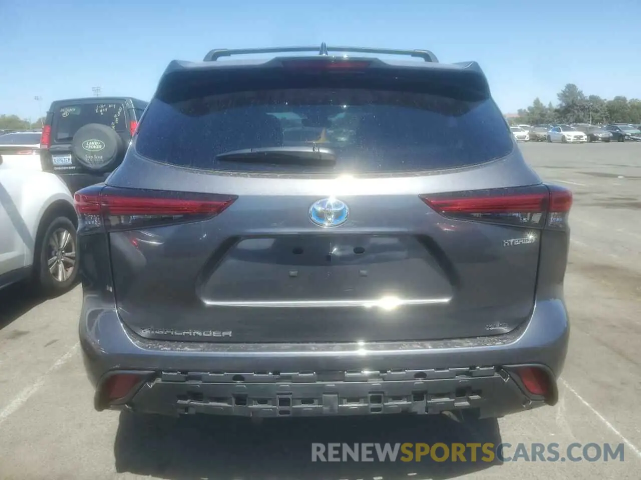 6 fotografías del automóvil dañado 5TDKBRCH7PS599799 TOYOTA HIGHLANDER 2023