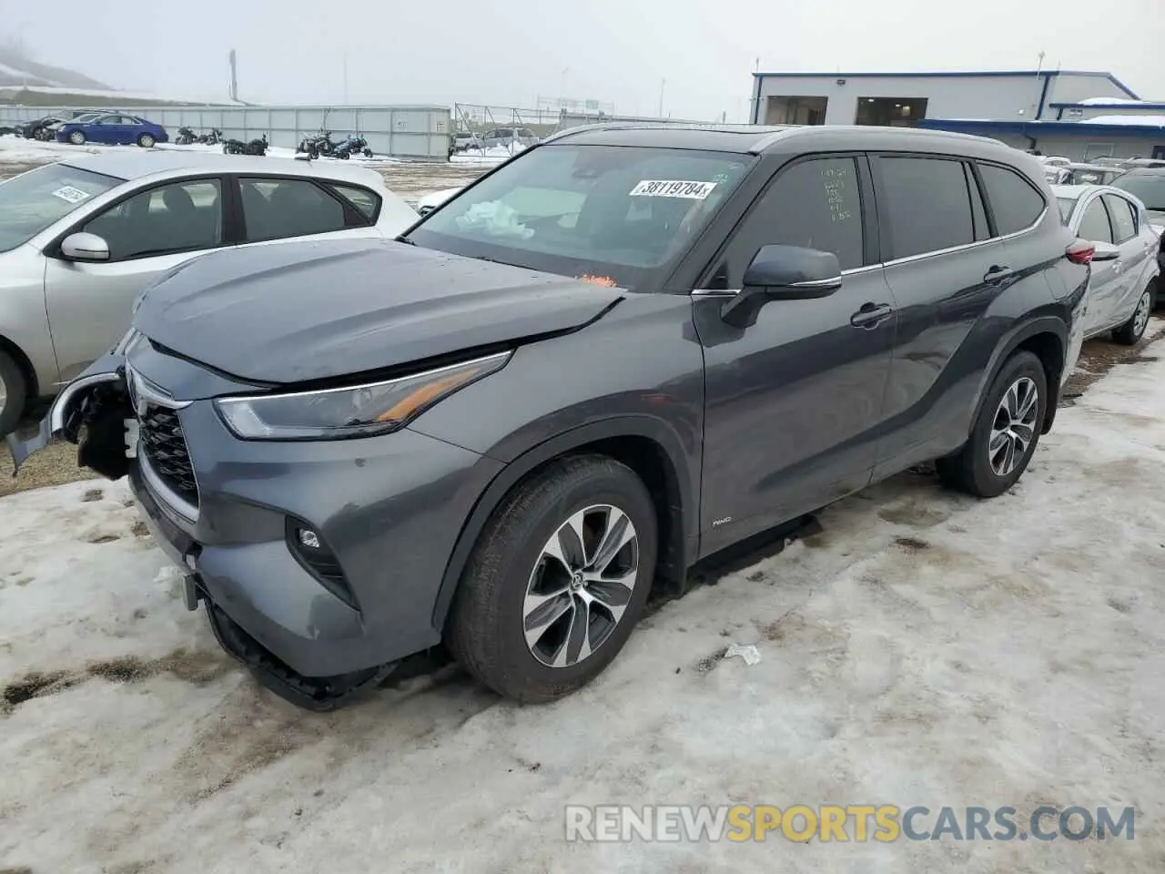 1 fotografías del automóvil dañado 5TDKBRCH8PS118572 TOYOTA HIGHLANDER 2023