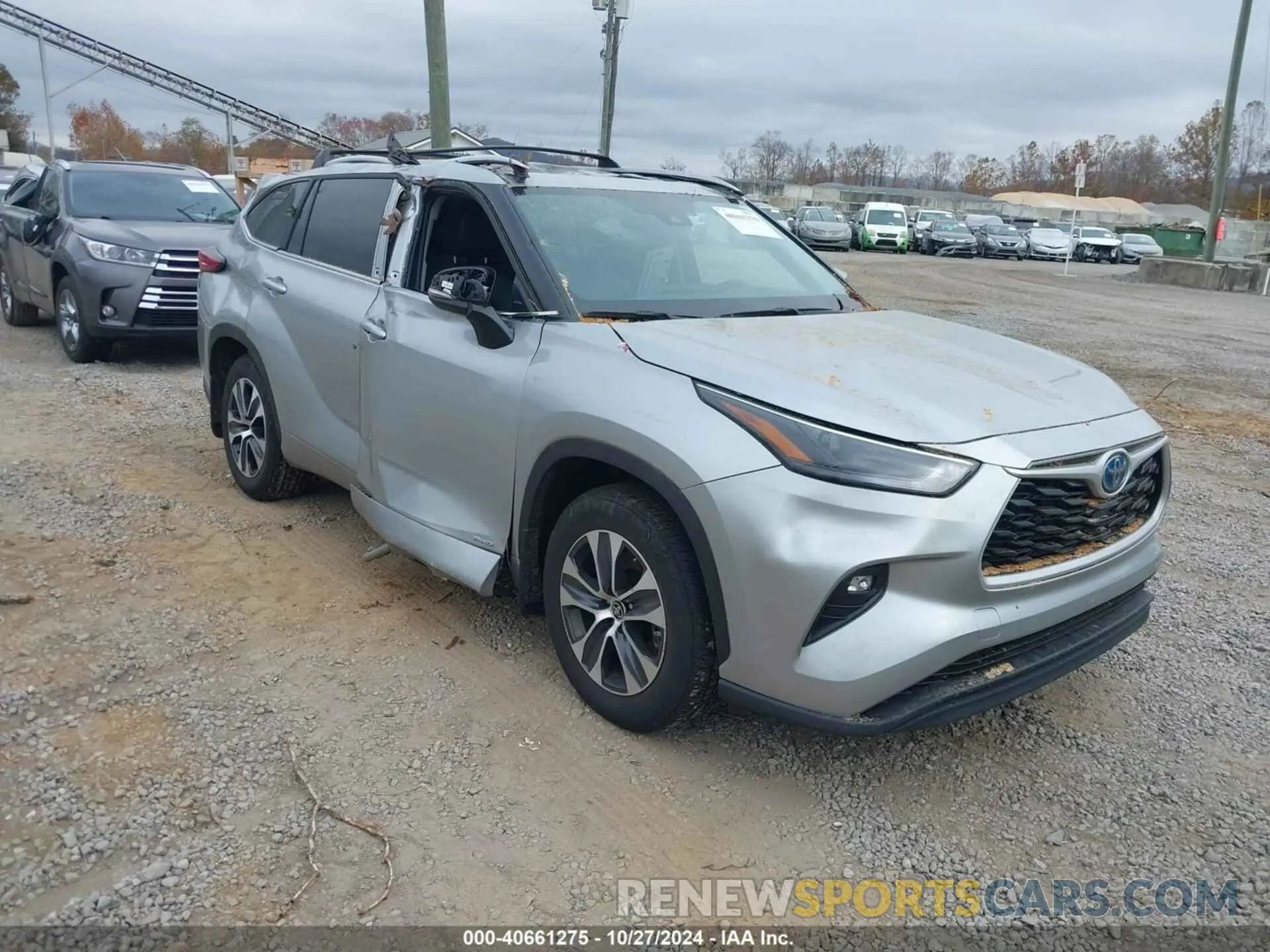 1 fotografías del automóvil dañado 5TDKBRCH9PS574810 TOYOTA HIGHLANDER 2023