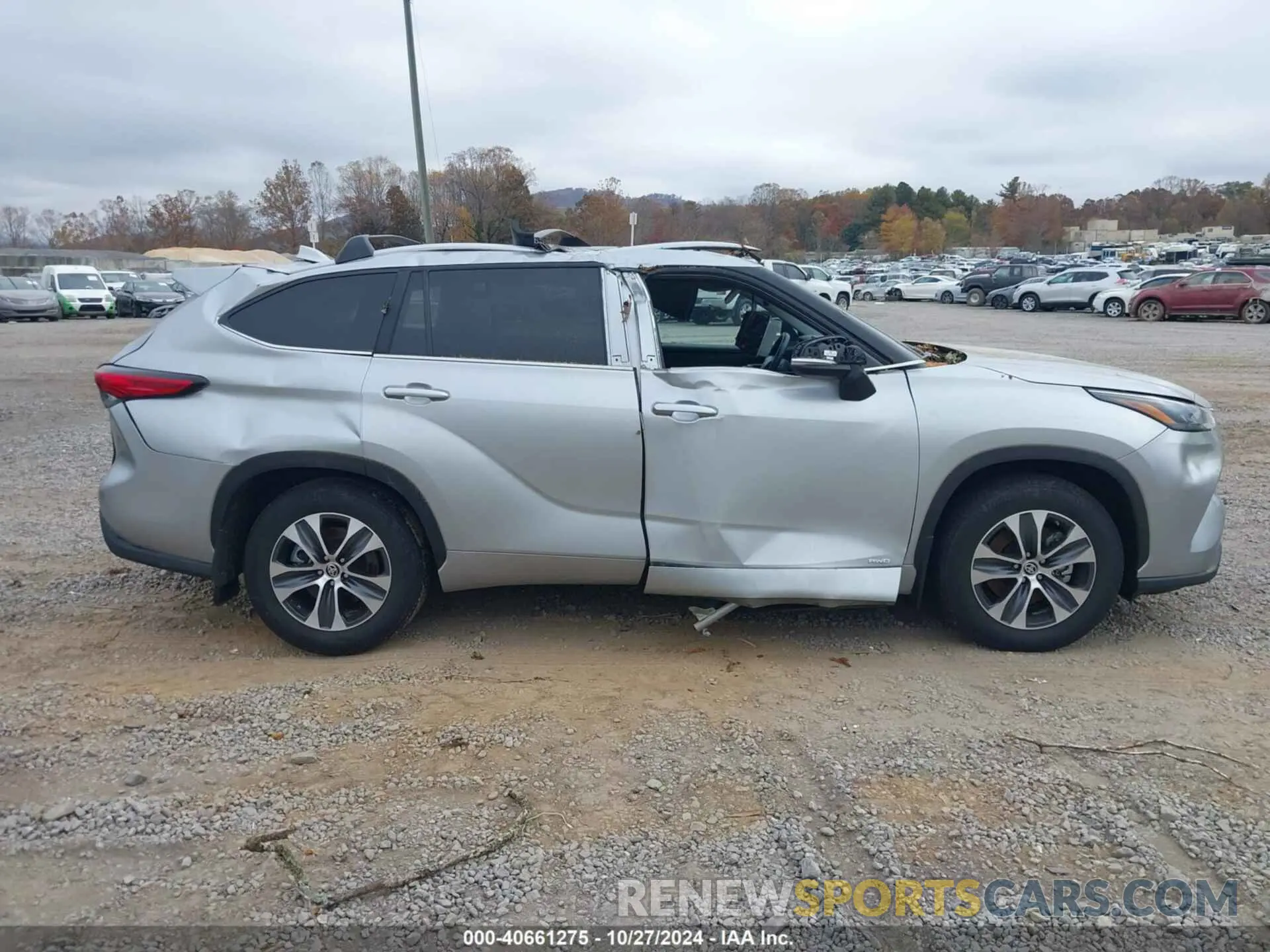 12 fotografías del automóvil dañado 5TDKBRCH9PS574810 TOYOTA HIGHLANDER 2023