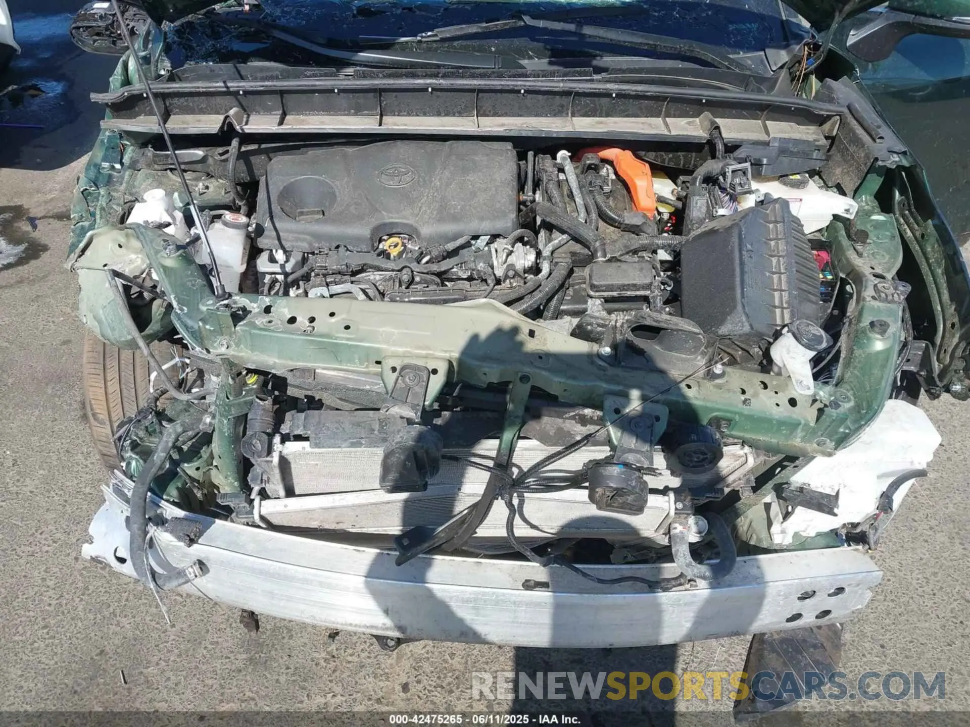10 fotografías del automóvil dañado 5TDKBRCHXPS570880 TOYOTA HIGHLANDER 2023
