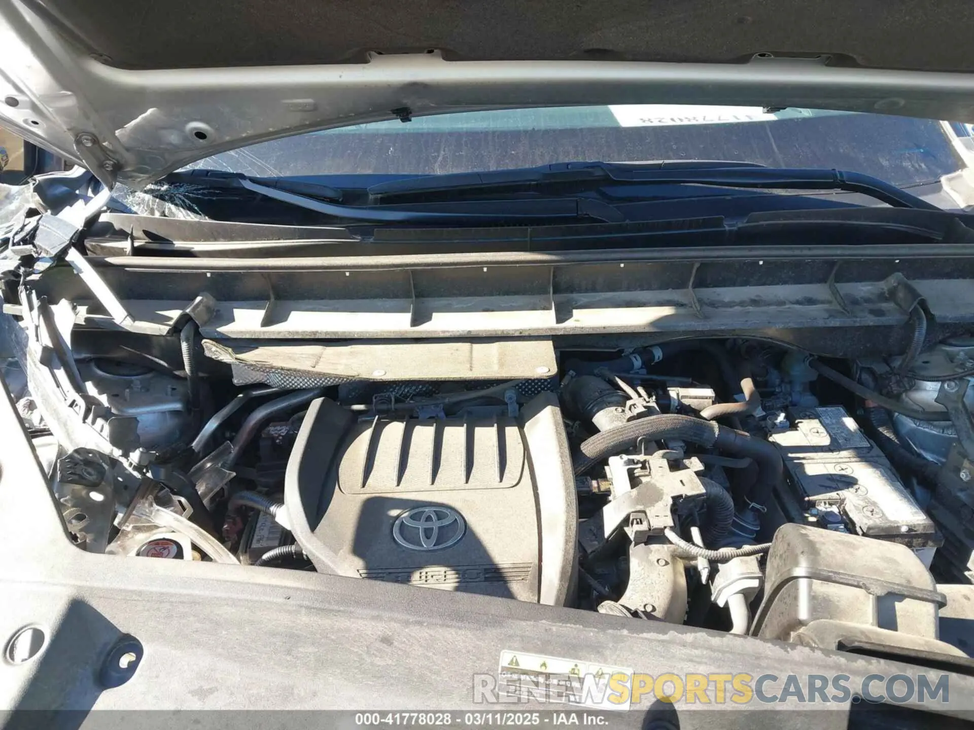 10 fotografías del automóvil dañado 5TDKDRAH0PS000979 TOYOTA HIGHLANDER 2023