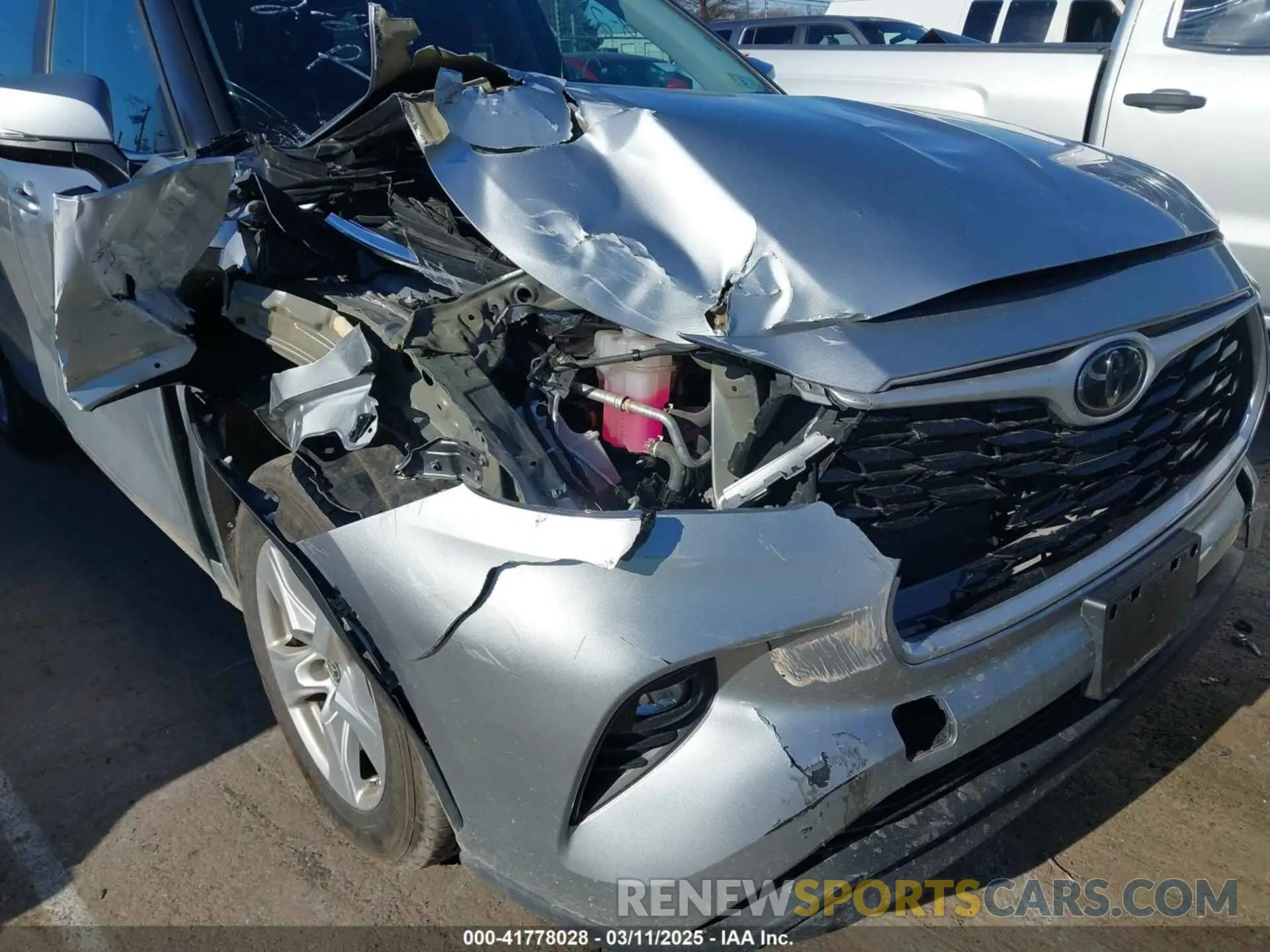 6 fotografías del automóvil dañado 5TDKDRAH0PS000979 TOYOTA HIGHLANDER 2023