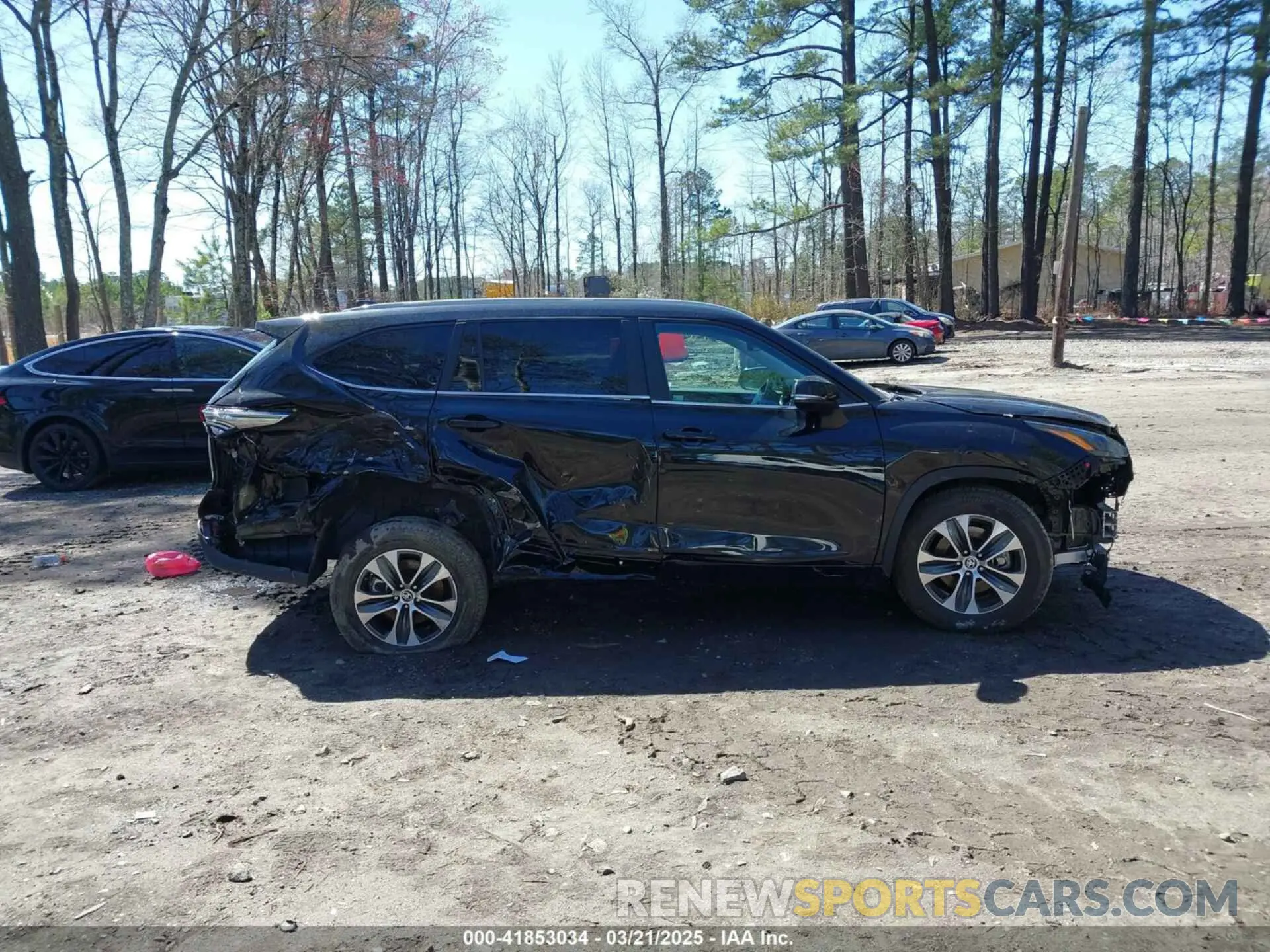 14 fotografías del automóvil dañado 5TDKDRAH0PS007527 TOYOTA HIGHLANDER 2023