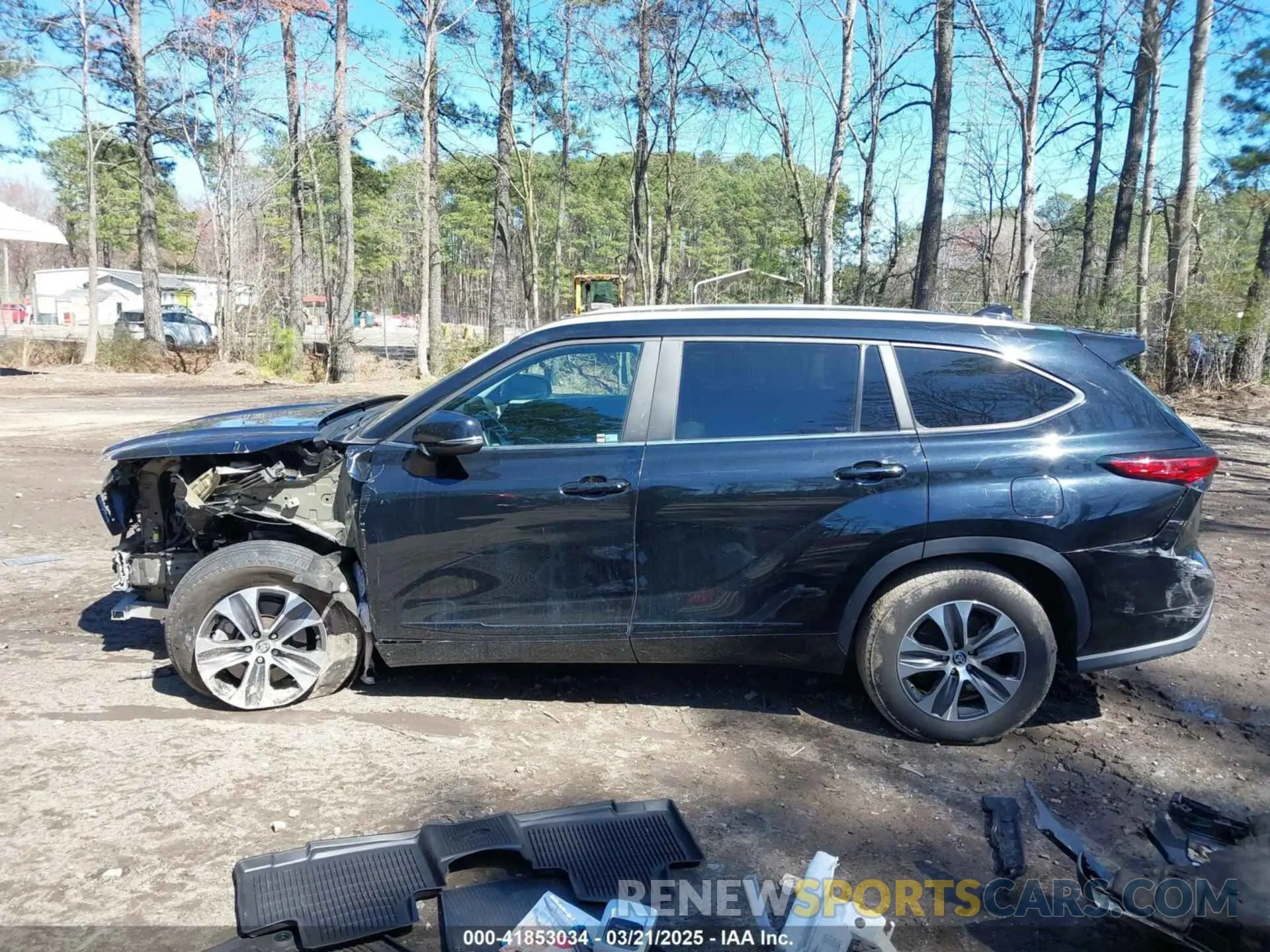 15 fotografías del automóvil dañado 5TDKDRAH0PS007527 TOYOTA HIGHLANDER 2023