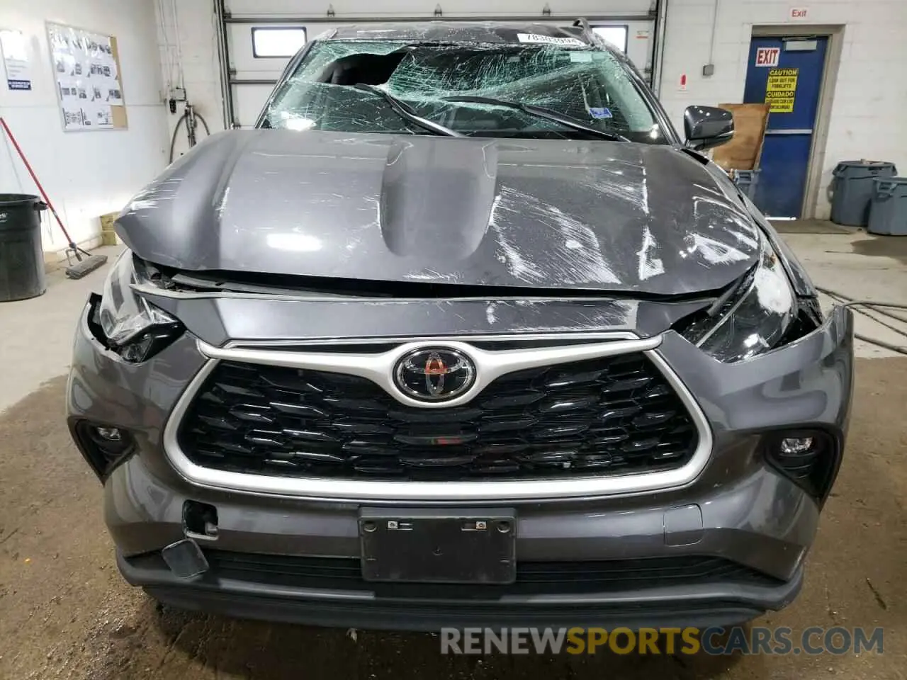 5 fotografías del automóvil dañado 5TDKDRAH0PS018883 TOYOTA HIGHLANDER 2023
