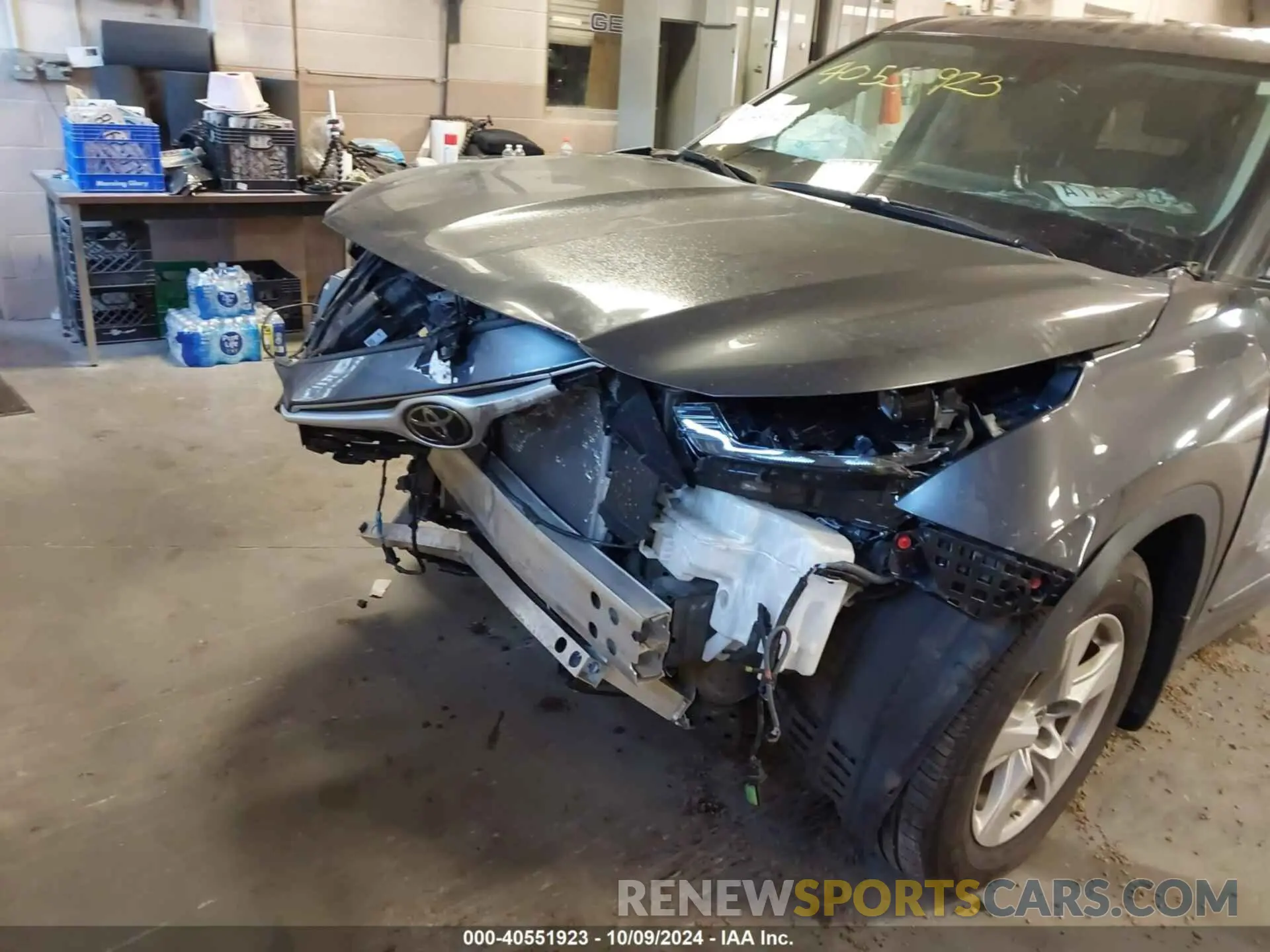 6 fotografías del automóvil dañado 5TDKDRAH0PS046893 TOYOTA HIGHLANDER 2023