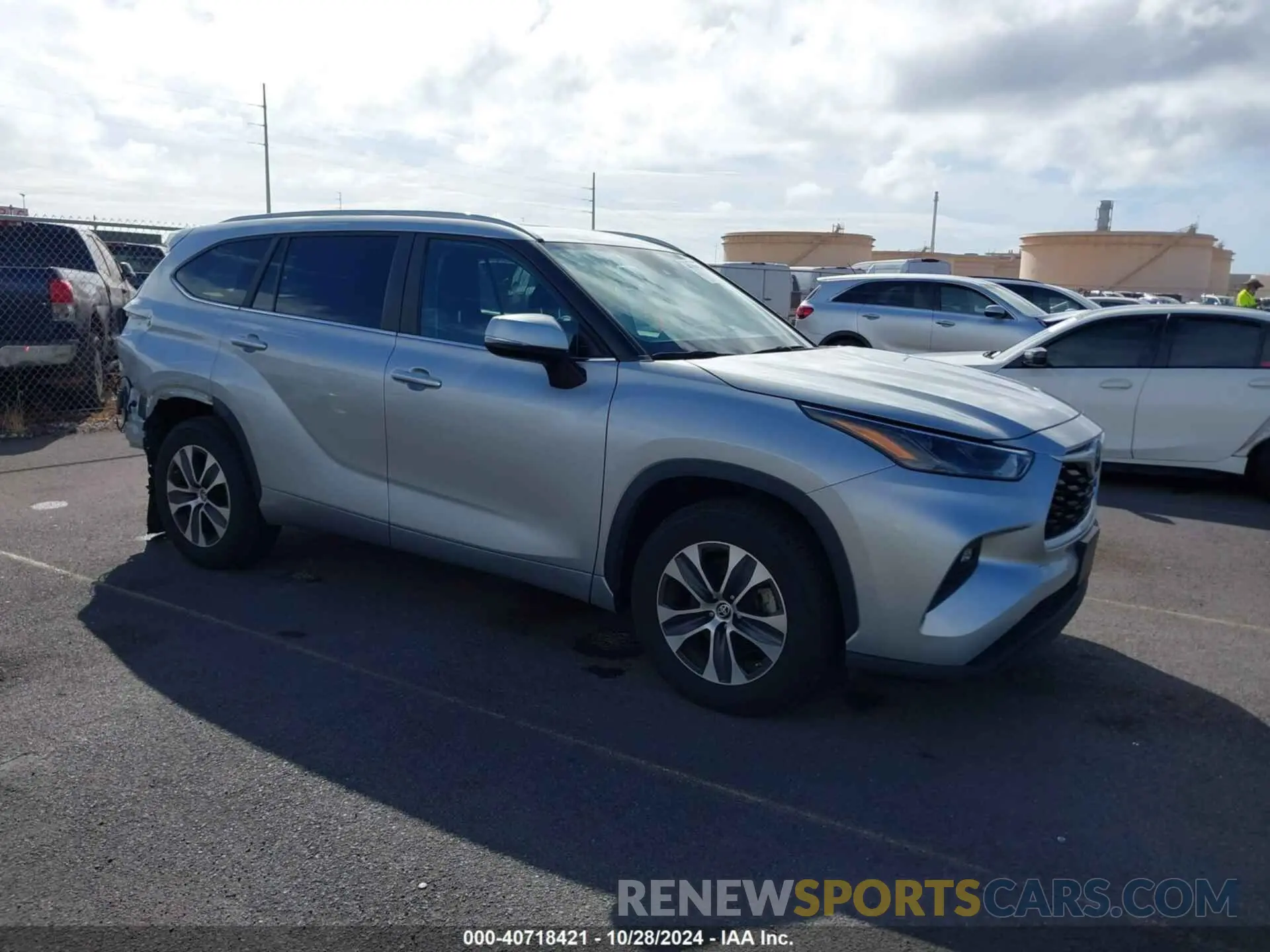 1 fotografías del automóvil dañado 5TDKDRAH0PS505436 TOYOTA HIGHLANDER 2023