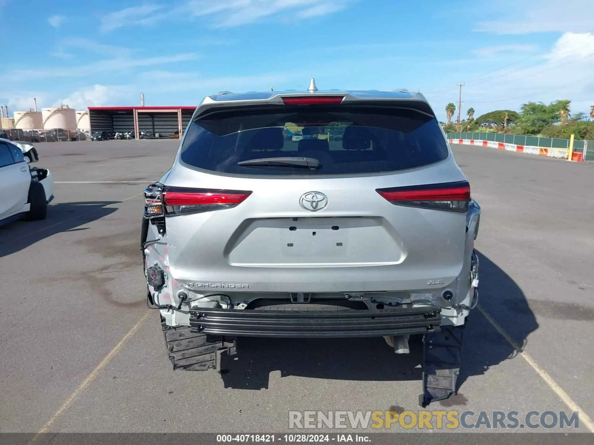 17 fotografías del automóvil dañado 5TDKDRAH0PS505436 TOYOTA HIGHLANDER 2023