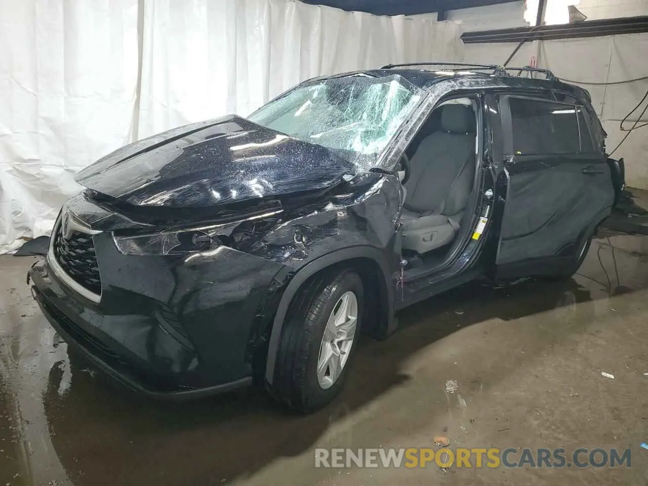 1 fotografías del automóvil dañado 5TDKDRAH0PS524665 TOYOTA HIGHLANDER 2023