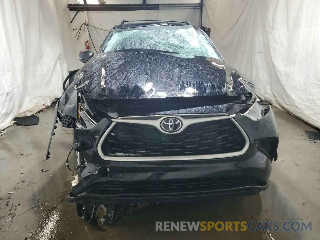 5 fotografías del automóvil dañado 5TDKDRAH0PS524665 TOYOTA HIGHLANDER 2023