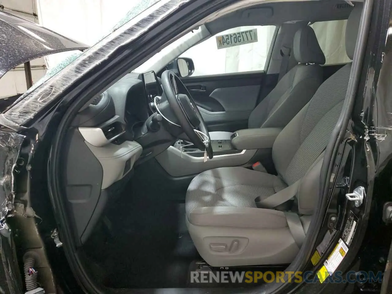 7 fotografías del automóvil dañado 5TDKDRAH0PS524665 TOYOTA HIGHLANDER 2023