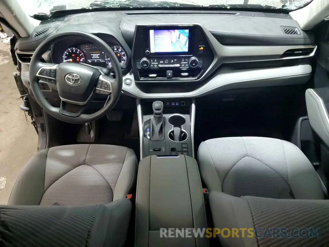 8 fotografías del automóvil dañado 5TDKDRAH0PS524665 TOYOTA HIGHLANDER 2023