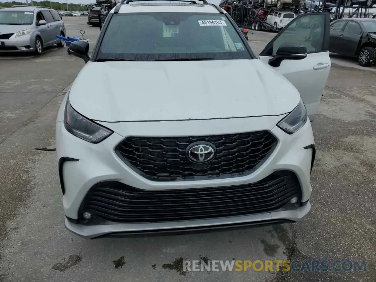 12 fotografías del automóvil dañado 5TDKDRAH1PS021310 TOYOTA HIGHLANDER 2023